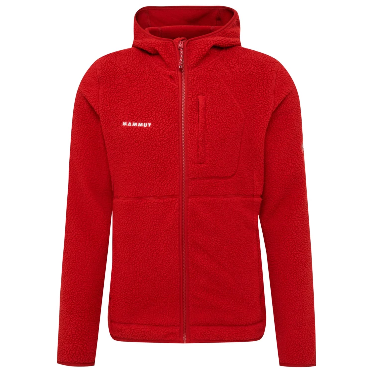 Мъжко поларено яке Mammut Falera Pro Midlayer Hooded Jacket Fleece jacket - Dark Mammut Red