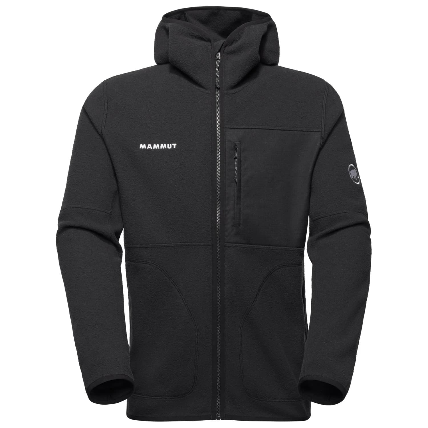 Мъжко поларено яке Mammut Tamaro Midlayer Hooded Jacket Fleece jacket - Black