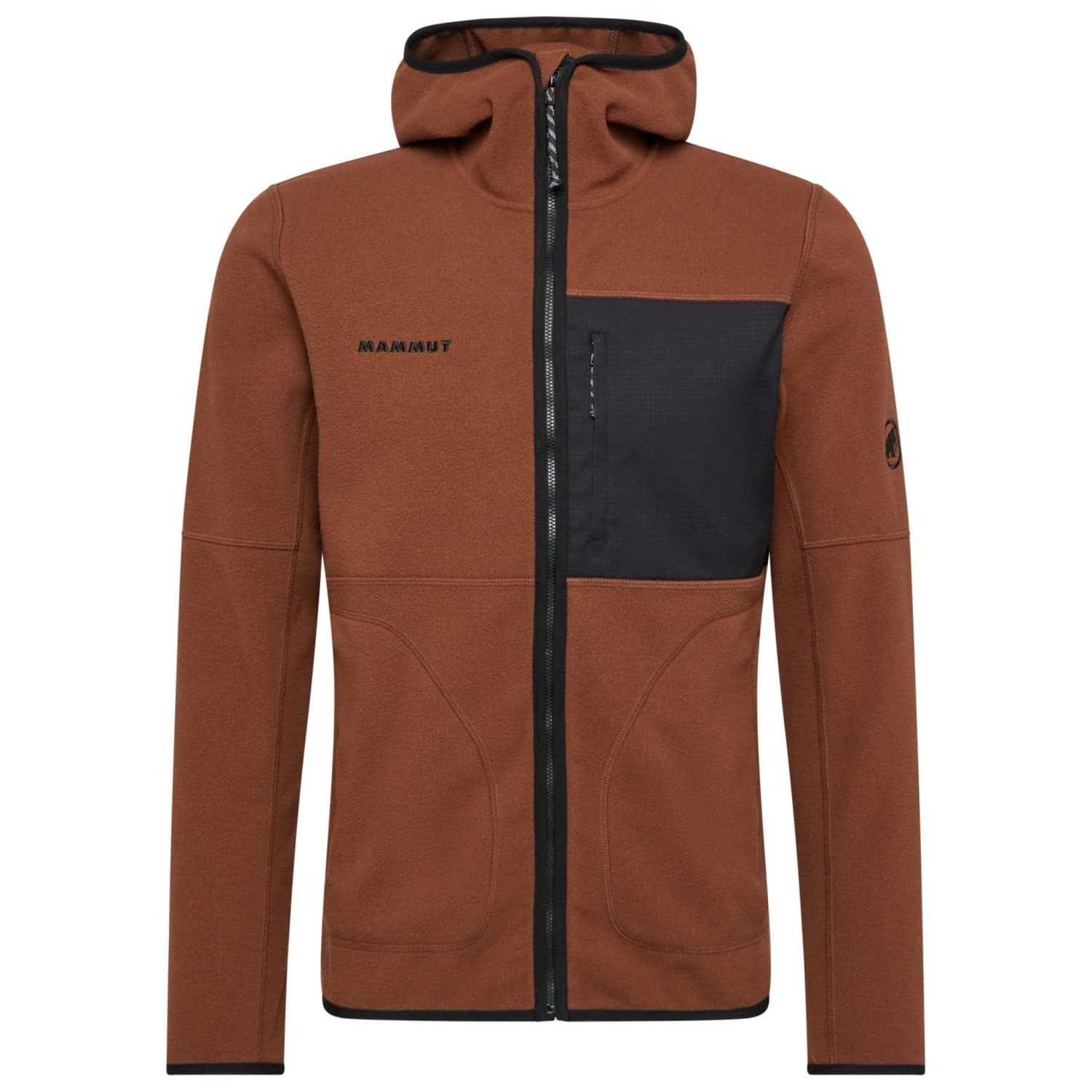Поларено яке Mammut Tamaro Midlayer Hooded Jacket Fleece jacket - Soil / Black
