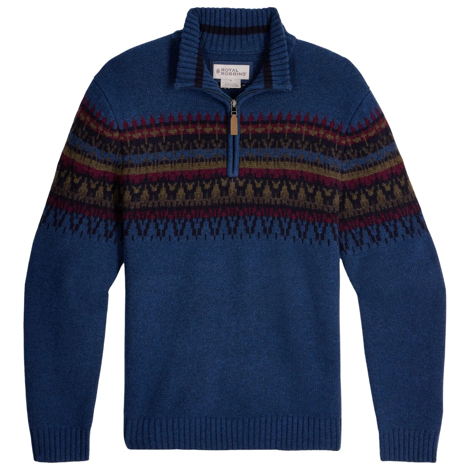 Вълнен пуловер Royal Robbins Arch Rock 1/4 Zip Merino jumper - Oceana Htr Kirkwood Pt