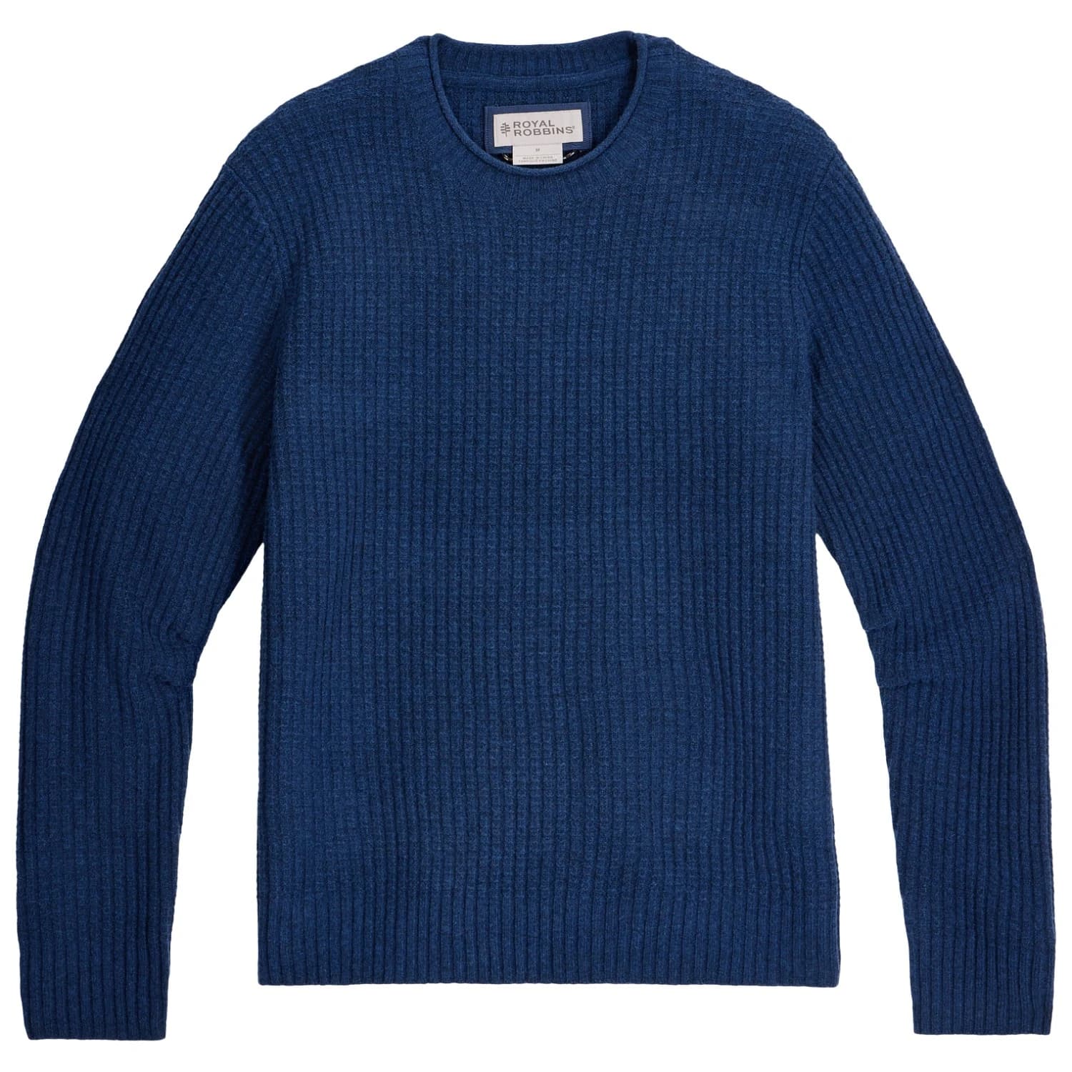 Мъжки вълнен пуловер Royal Robbins Rockcraft Waffle Crew Merino jumper - Oceana Htr