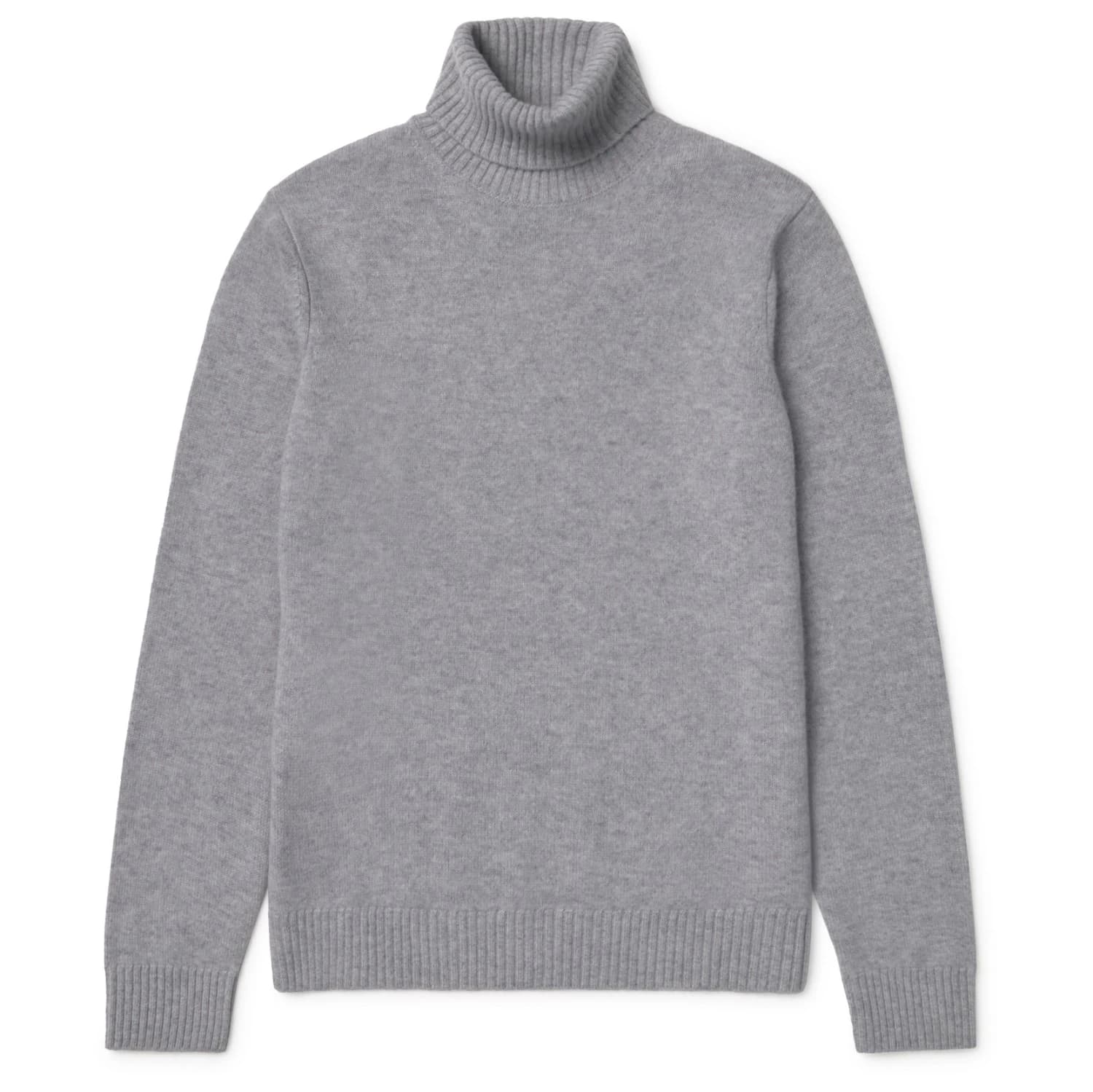 Мъжки вълнен пуловер Ecoalf Brun Knit Jumper - Light Grey Melange