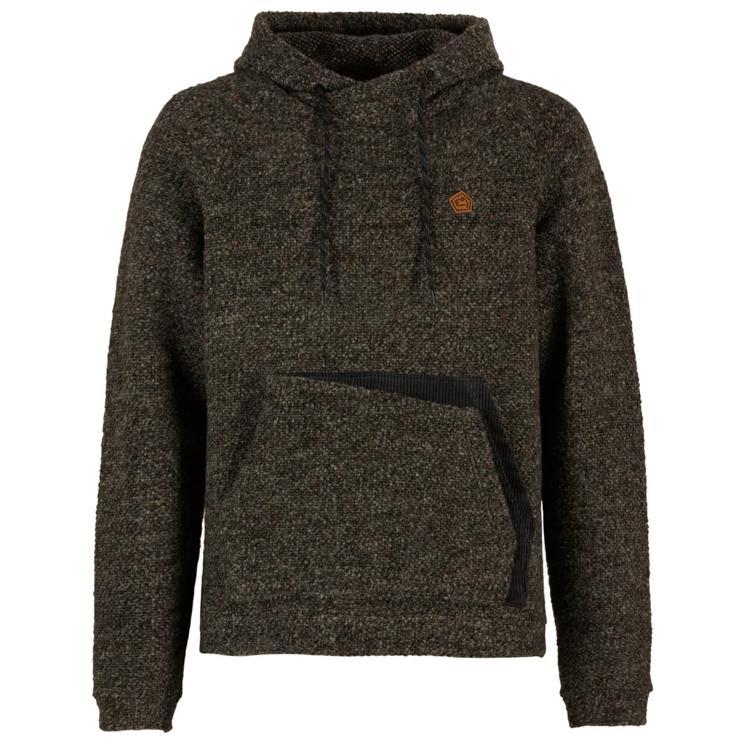 Мъжки вълнен пуловер E9 Baghy Hoodie - Koala
