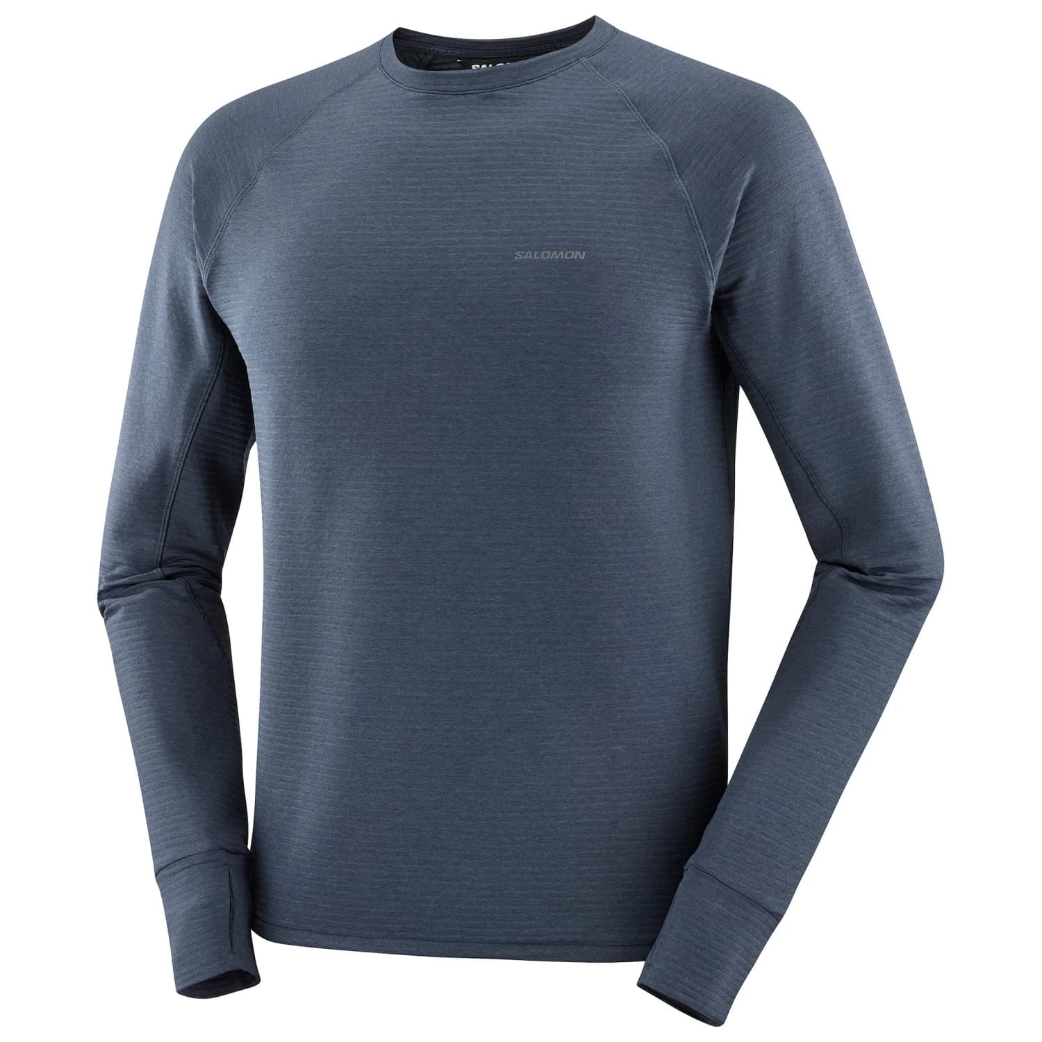 Мъжки поларен пуловер Salomon Essential Lightwarm CN Fleece jumper - Blue Nights