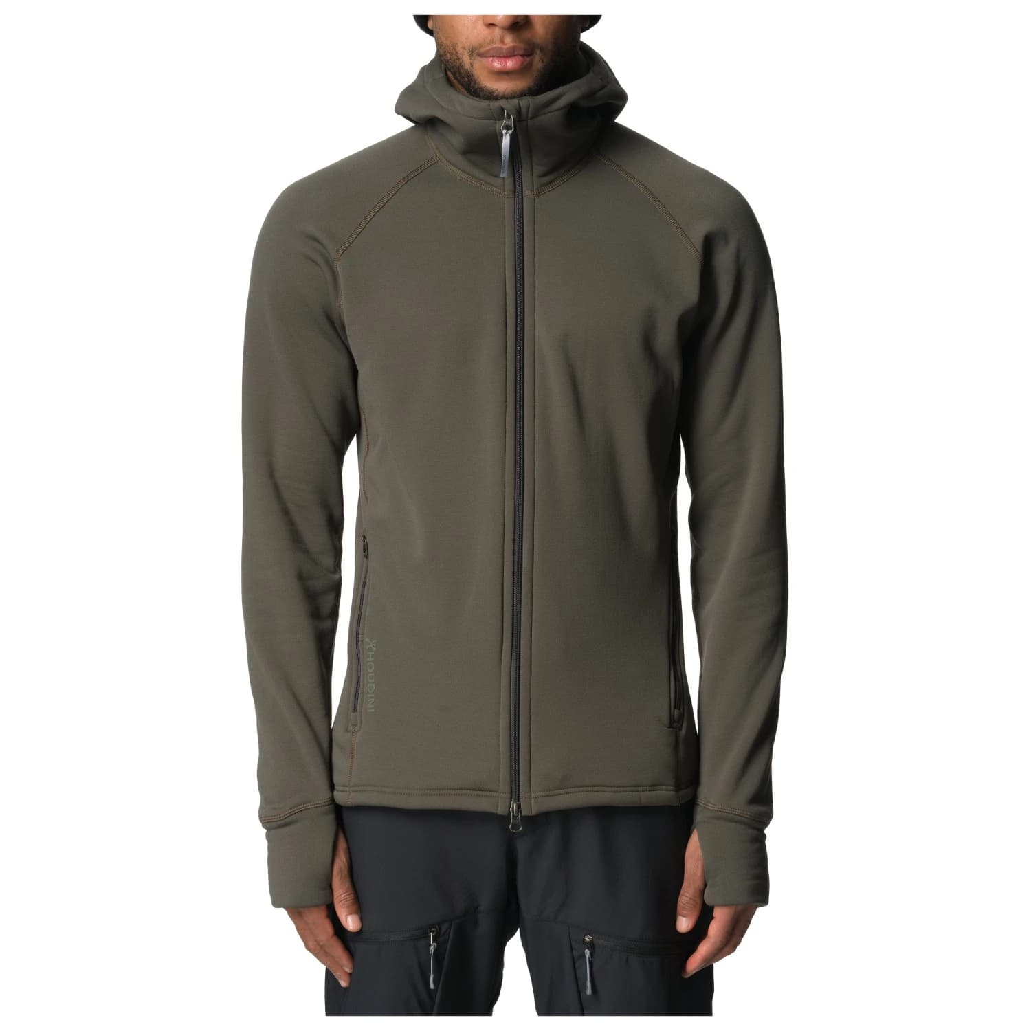 Мъжко поларено яке Houdini Power Houdi Fleece jacket - Baremark Green