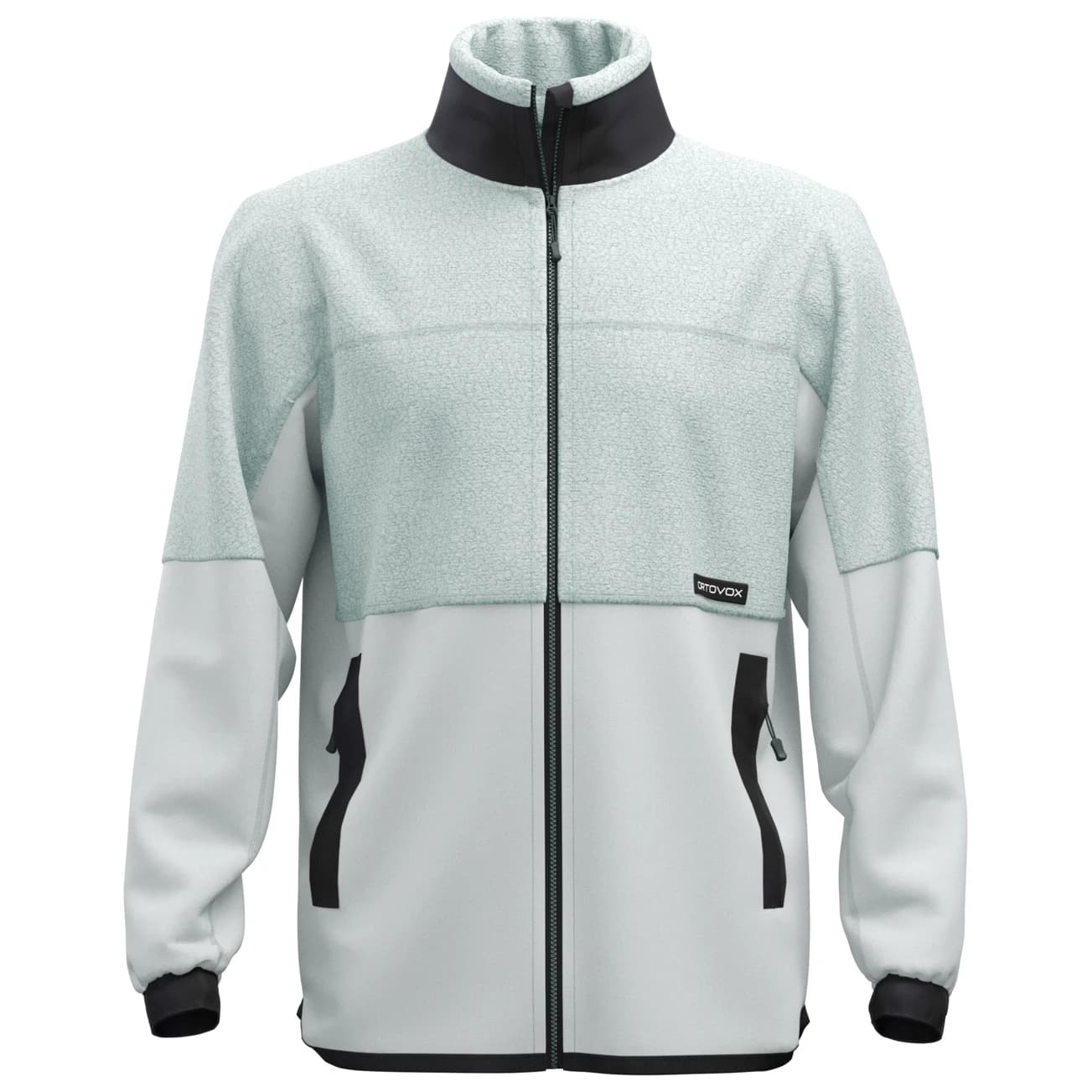 Мъжко поларено яке Ortovox Fleece Teddy Jacket Fleece jacket - Grey Ice