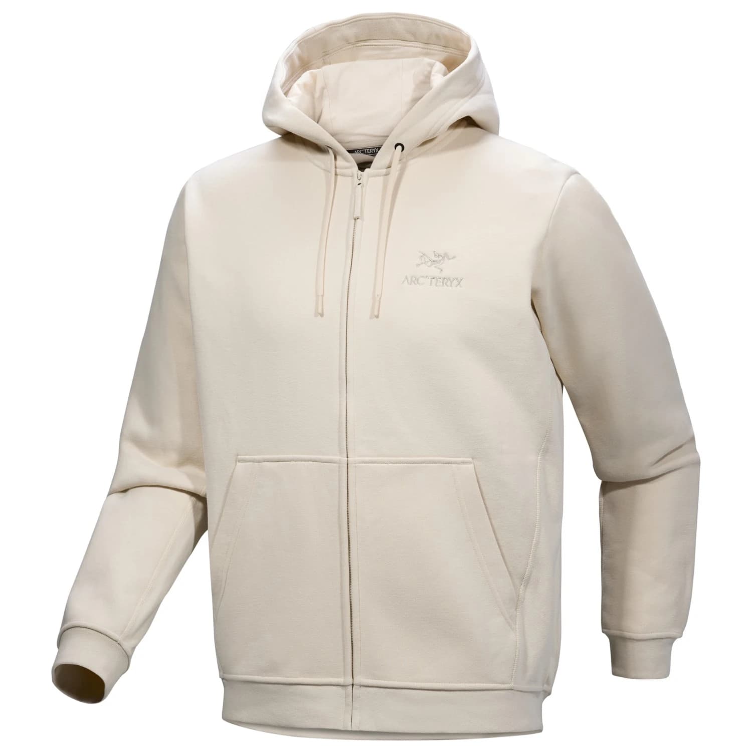 Мъжко поларено яке Arc'teryx Emblem Fleece Full-Zip Hoody Fleece jacket - Sea Salt