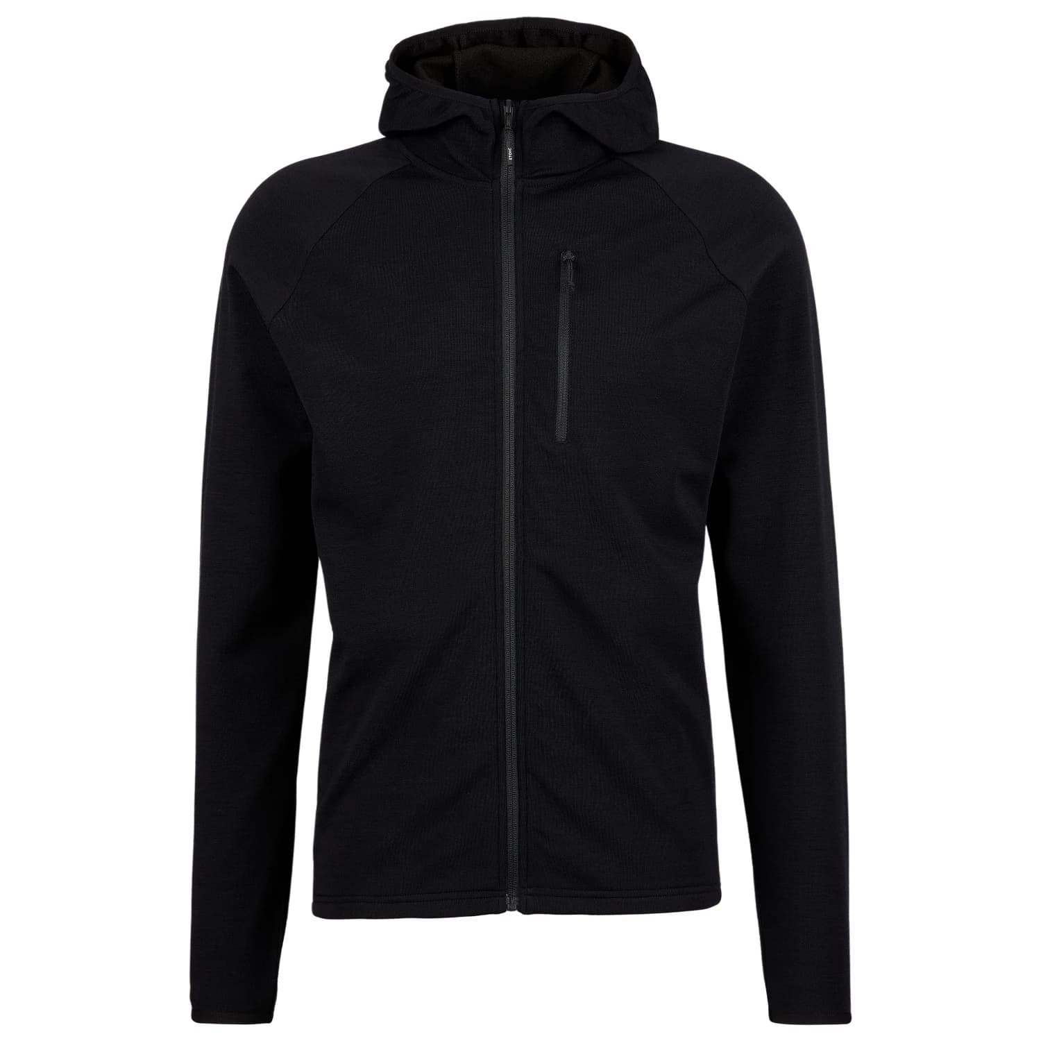 Мъжко вълнено яке Stoic MerinoFleece270 KuolpaLightSt. Zip Hoody Merino hoodie - Black