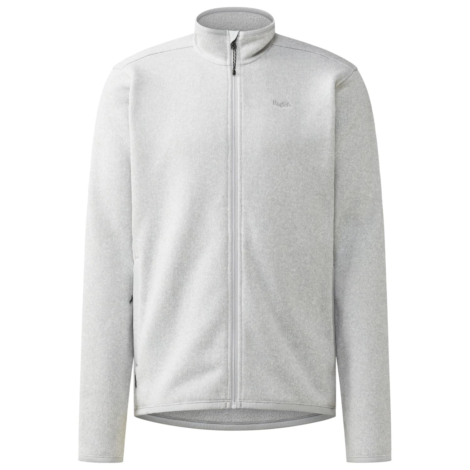 Мъжко поларено яке Haglöfs Swook II Mid Jacket Fleece jacket - Stone Grey / Soft White