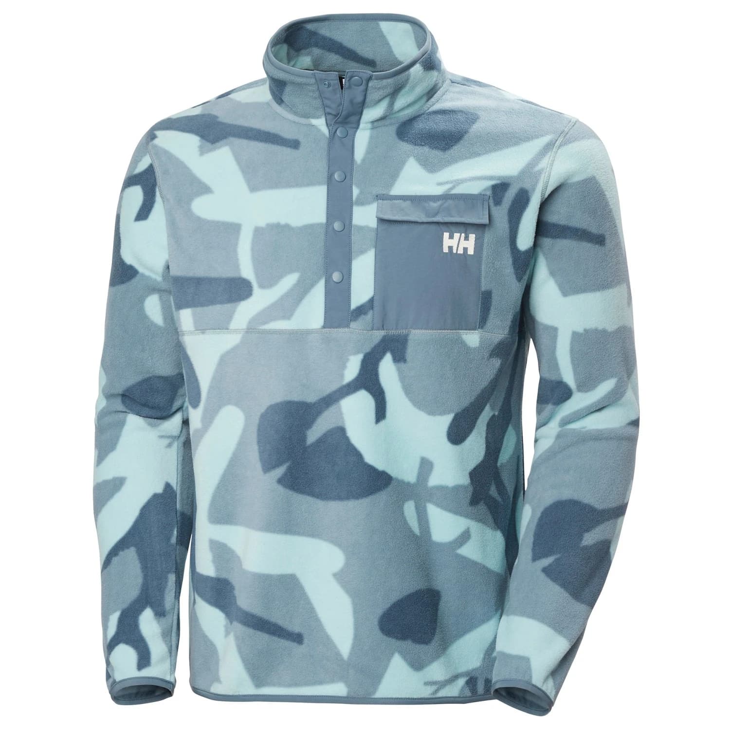 Мъжки поларен пуловер Helly Hansen Maridalen Printed Fleece Fleece jumper - Windy Blue HH Jpn Camo Aop