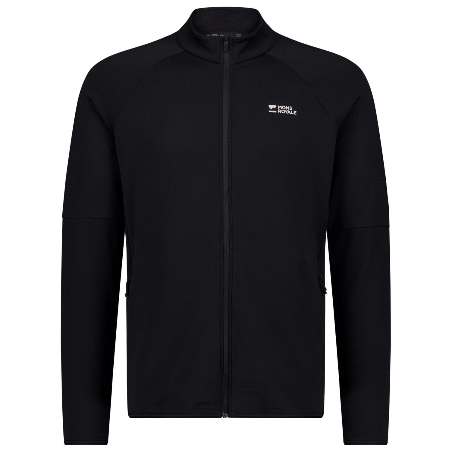 Мъжко вълнено яке Mons Royale Quad Merino Fleece Jacket Merino jacket - Black