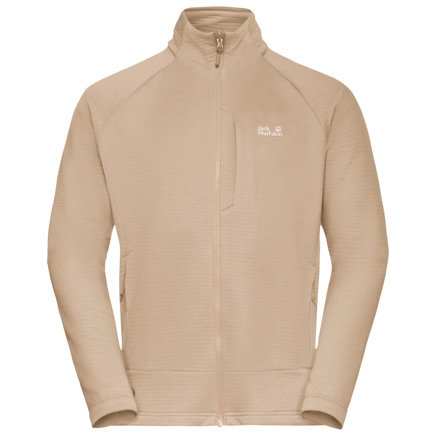 Мъжко поларено яке Jack Wolfskin Anytrail Fullzip Fleece jacket - Oat