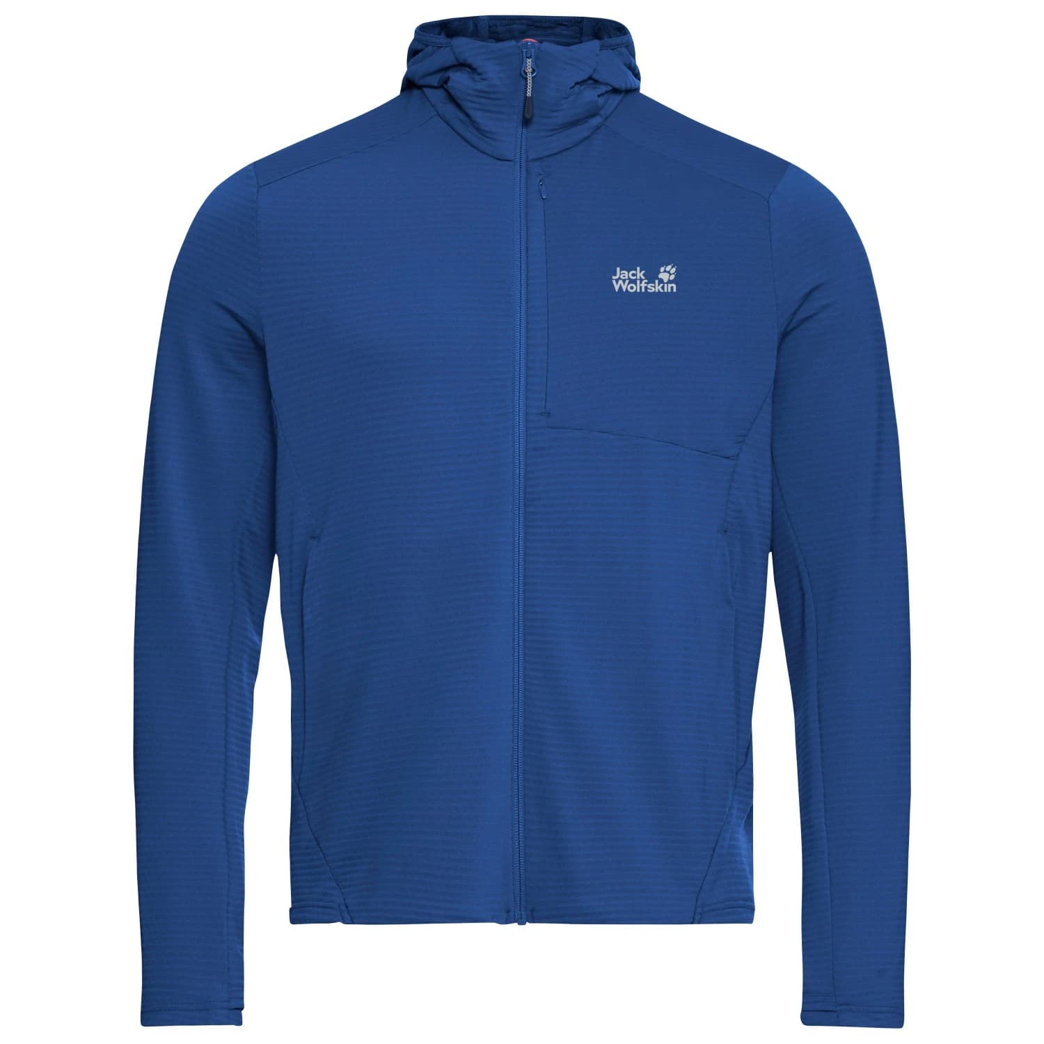 Мъжко поларено яке Jack Wolfskin Litestride Hooded Fullzip Fleece jacket - Blue Orchid
