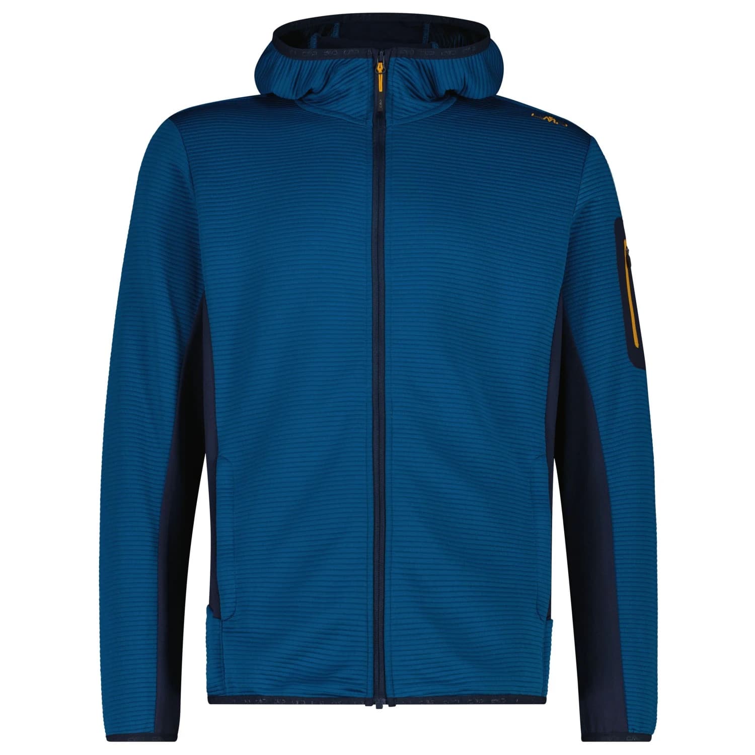Мъжко поларено яке Cmp Jacket Fix Hood with Sleeve Pocket Fleece jacket - Petroleum