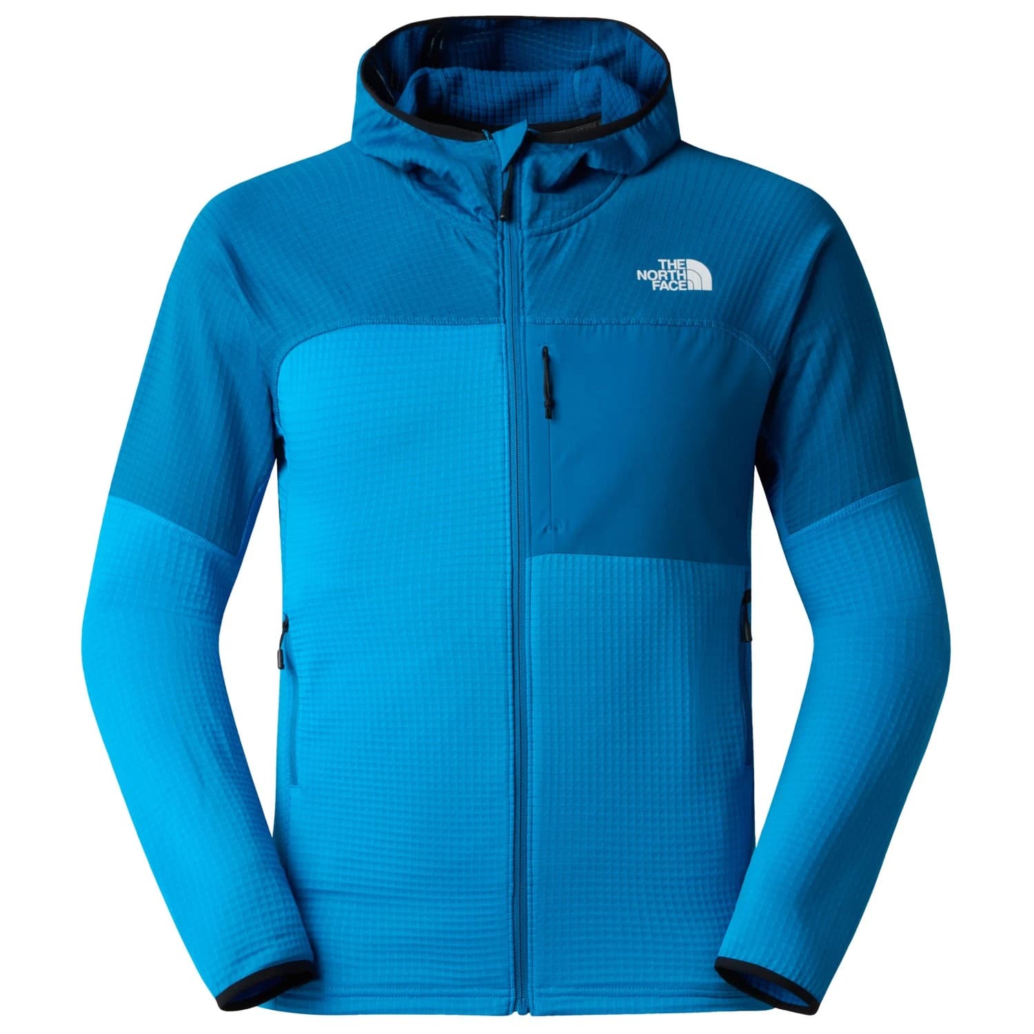 Мъжко поларено яке The North Face Polartec Powergrid Stormgap Hoodie Fleece jacket - Skyline Blue / Adriatic Blue