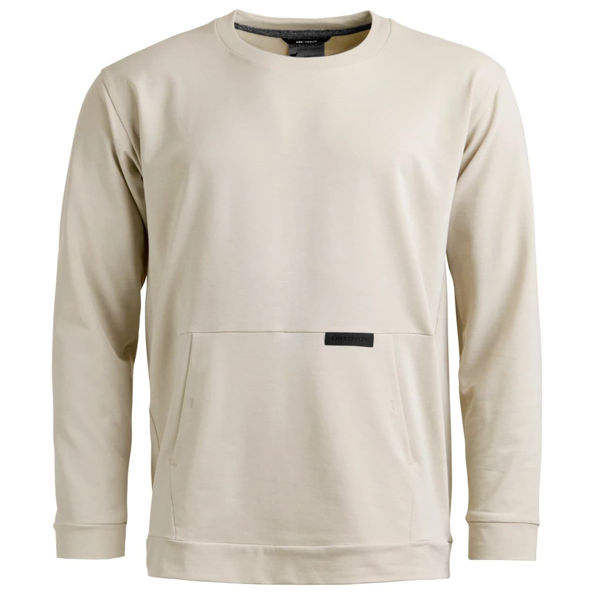 Мъжки поларен пуловер Ortovox Affinity Crew Neck Fleece jumper - White Tea