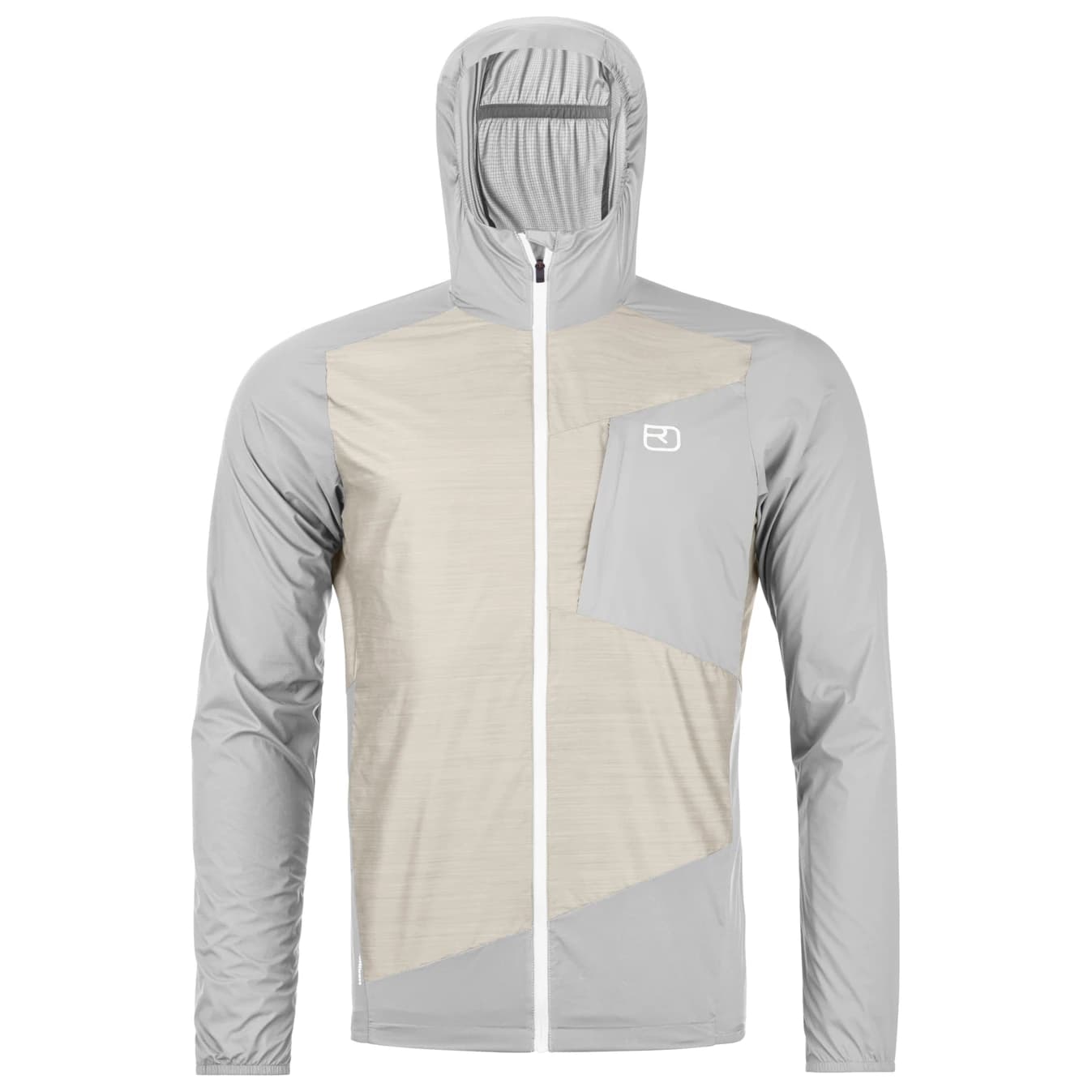 Мъжко вълнено яке Ortovox Trace Windbreaker Jacket Softshell jacket - White Tea