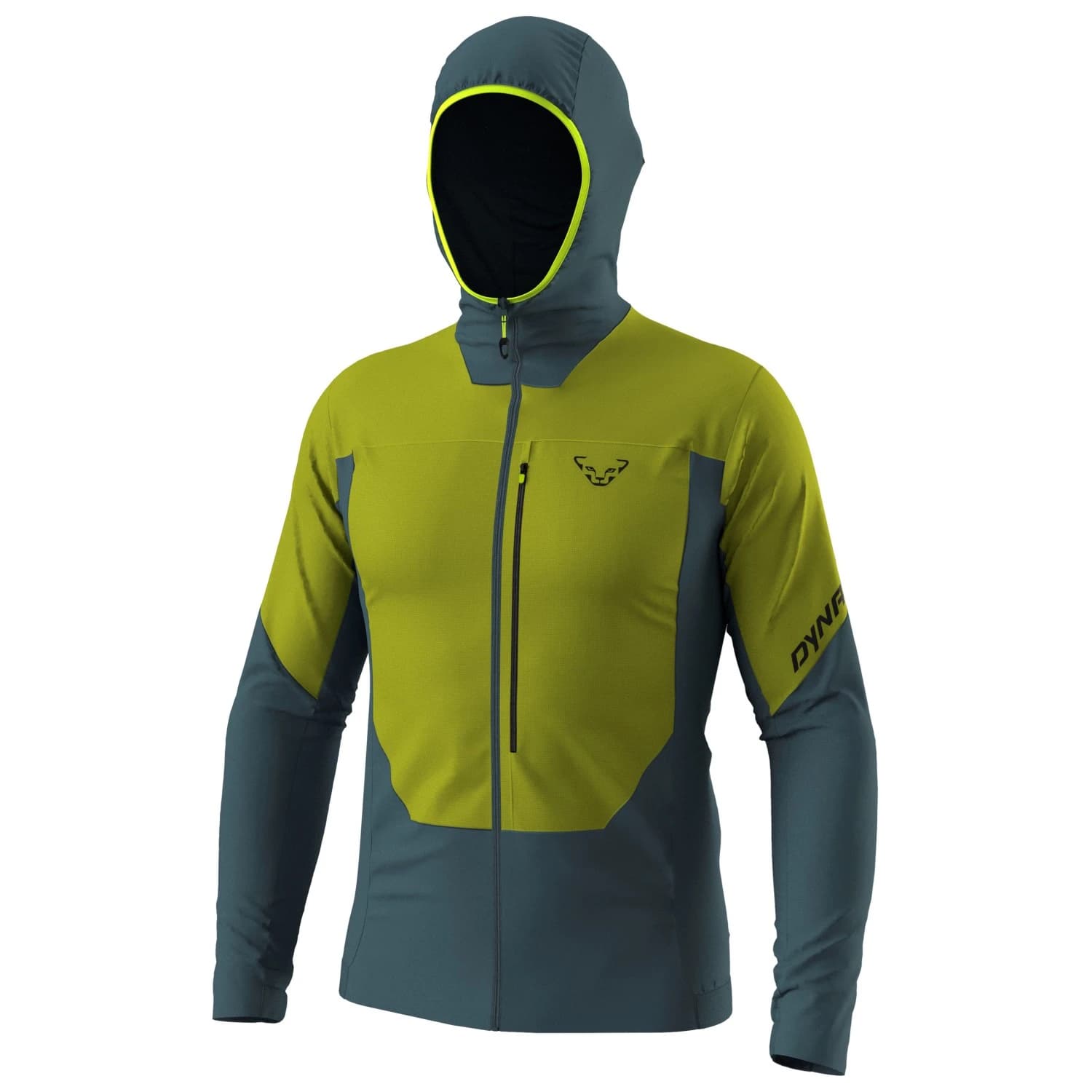Мъжко поларено яке Dynafit Traverse Insulation Hooded Jacket Fleece jacket - Golden Lime