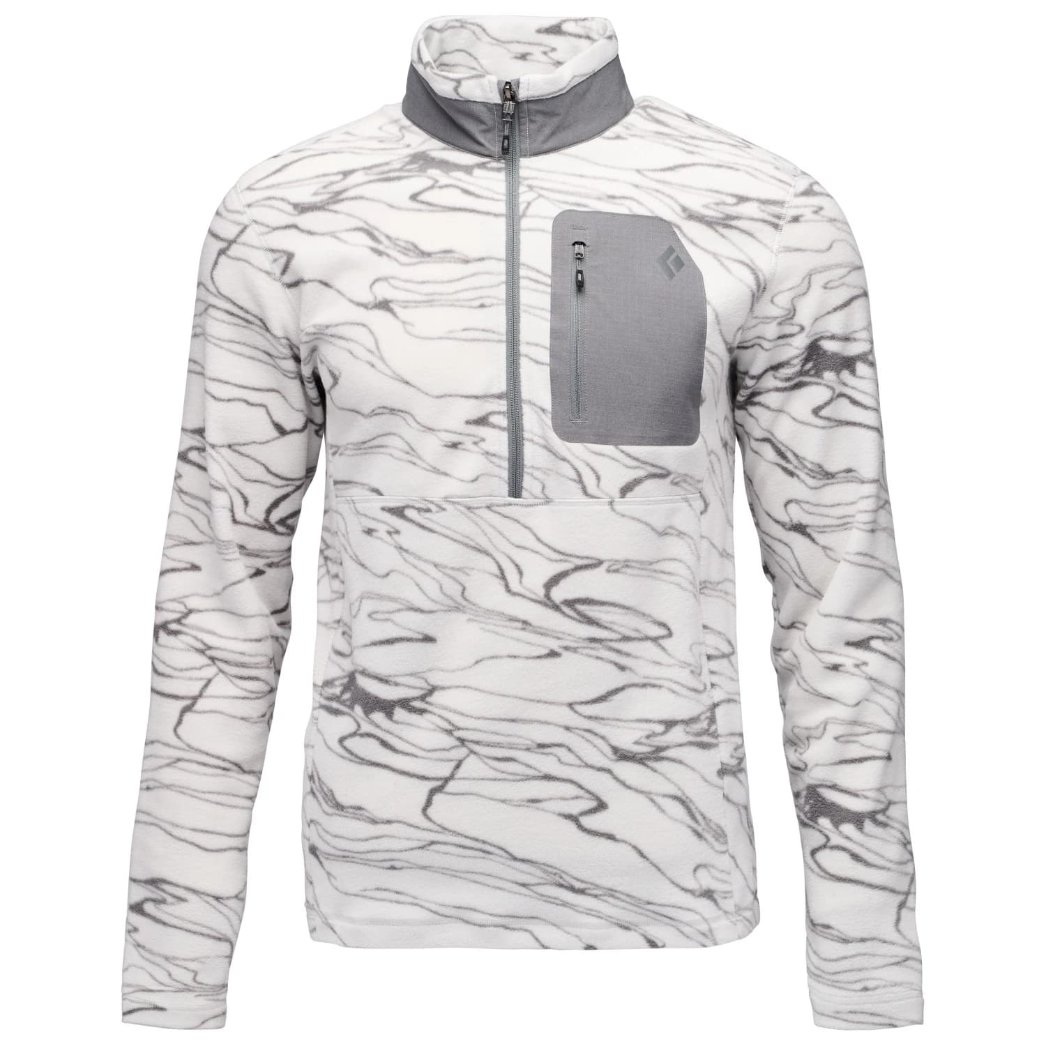 Мъжки поларен пуловер Black Diamond Rift Half-Zip Fleece Jacket Fleece jumper - Relief / Alloy / Steel Grey