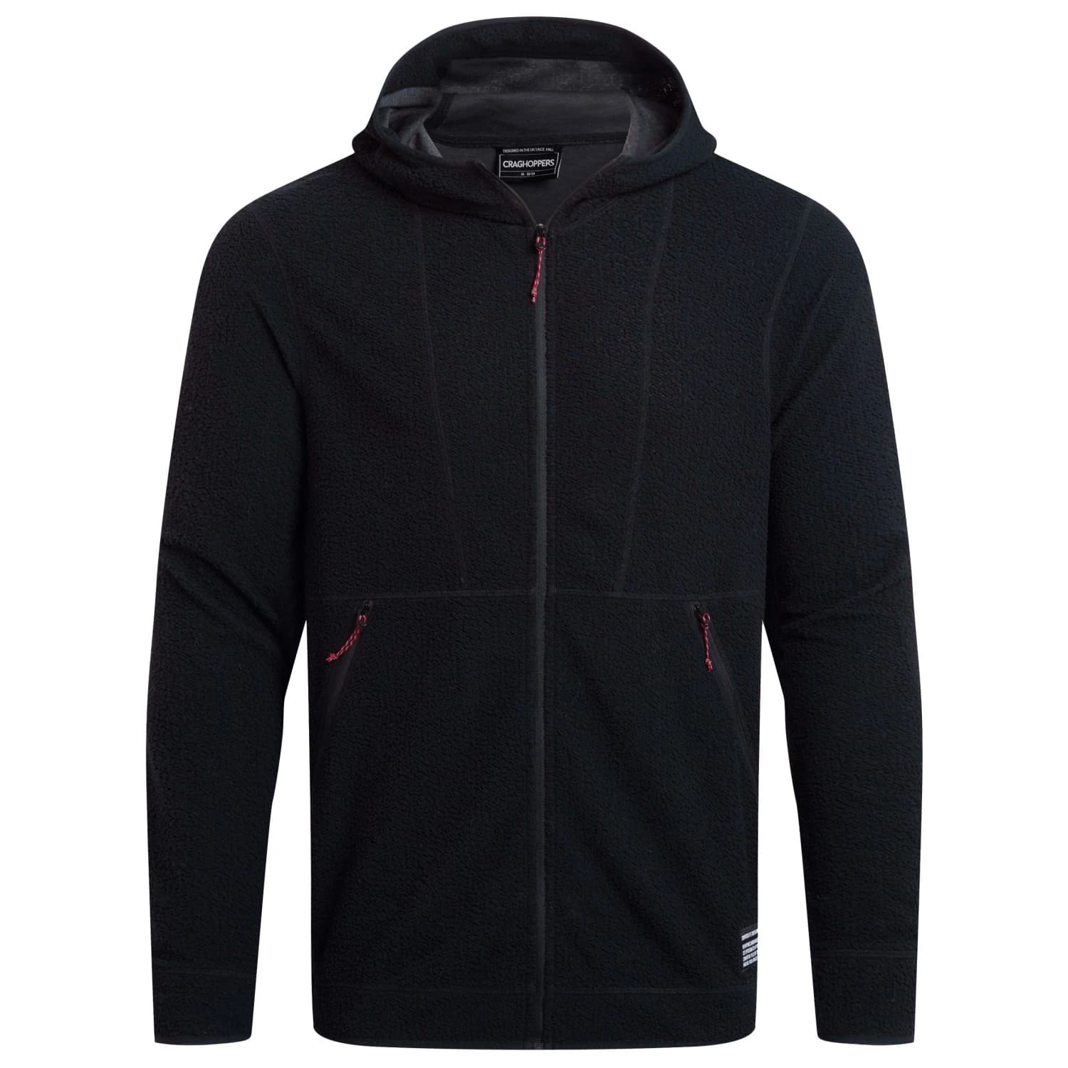 Мъжко поларено яке Craghoppers Compresslite Fleece Hooded Jacket Fleece jacket - Black
