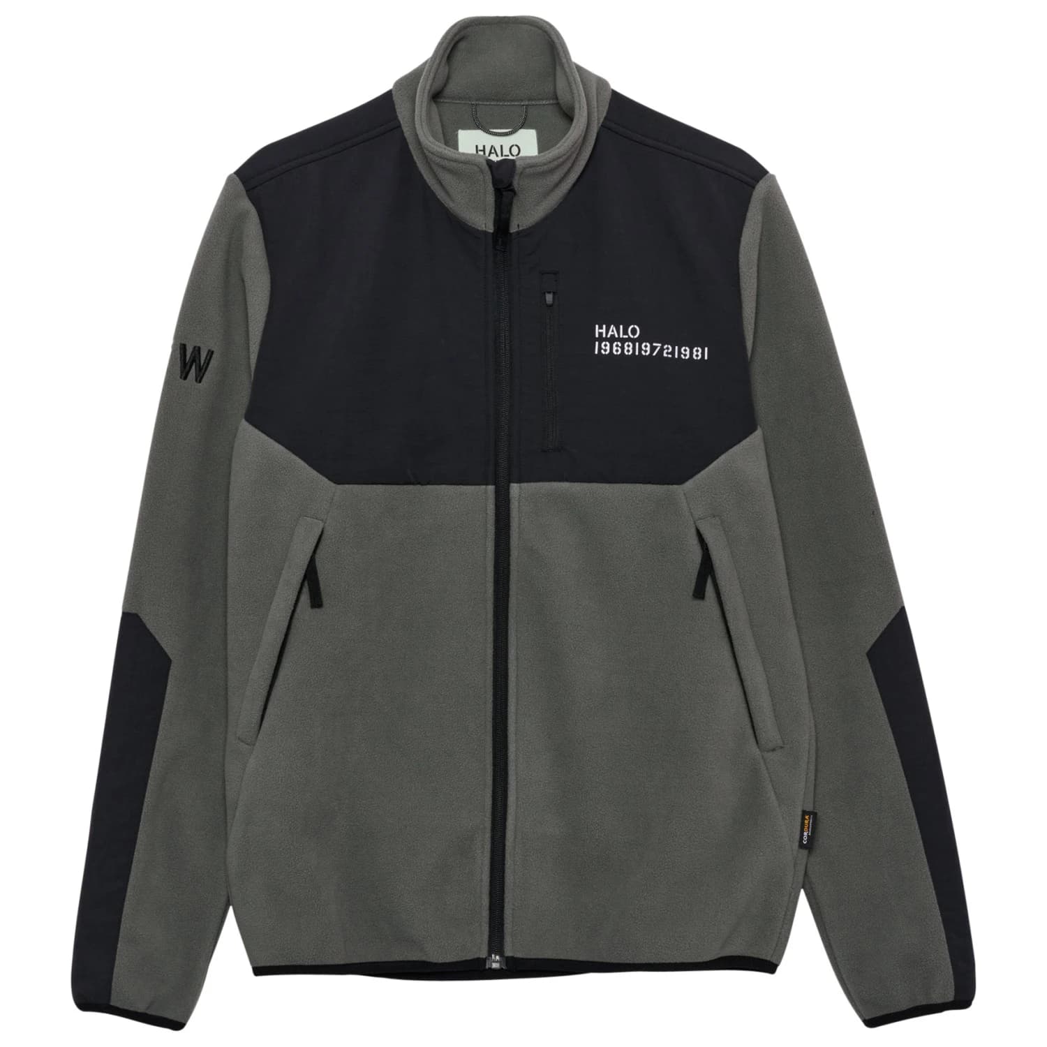 Поларено яке Halo Halo Blocked Zip Fleece jacket - Gunmetal