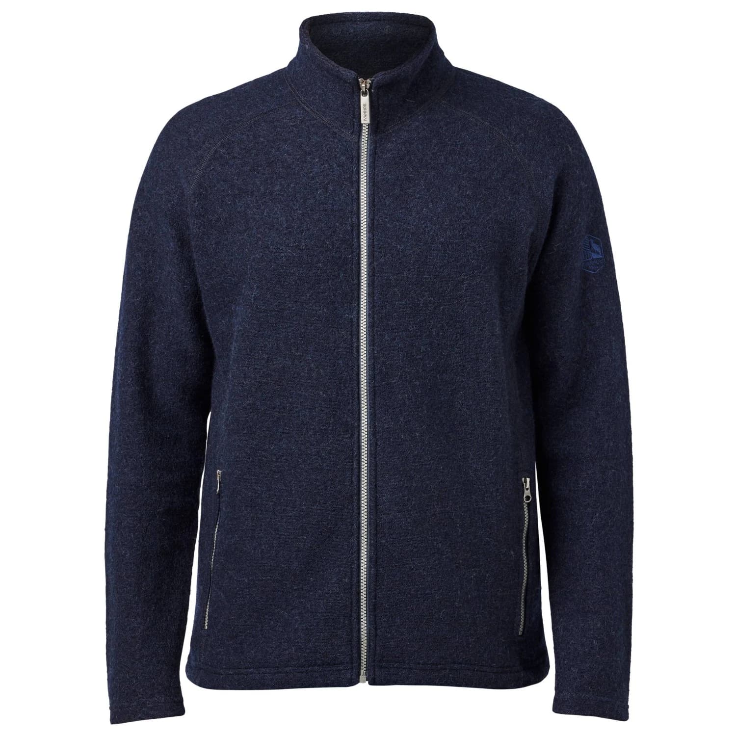 Мъжко вълнено яке Ivanhoe of sweden Danny Full Zip Wool jacket - Light Navy