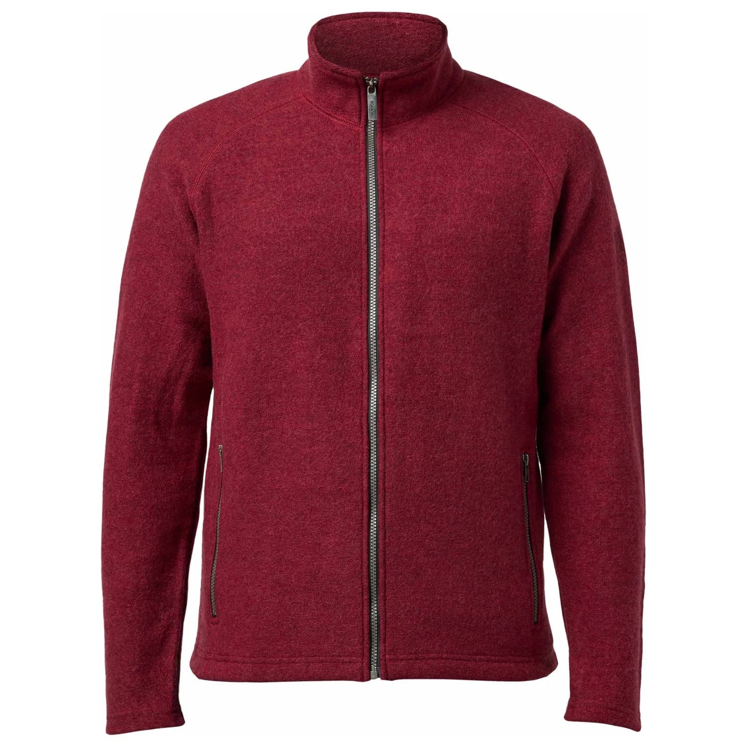 Мъжко вълнено яке Ivanhoe of Sweden Danny Full Zip Wool jacket - Deep Red