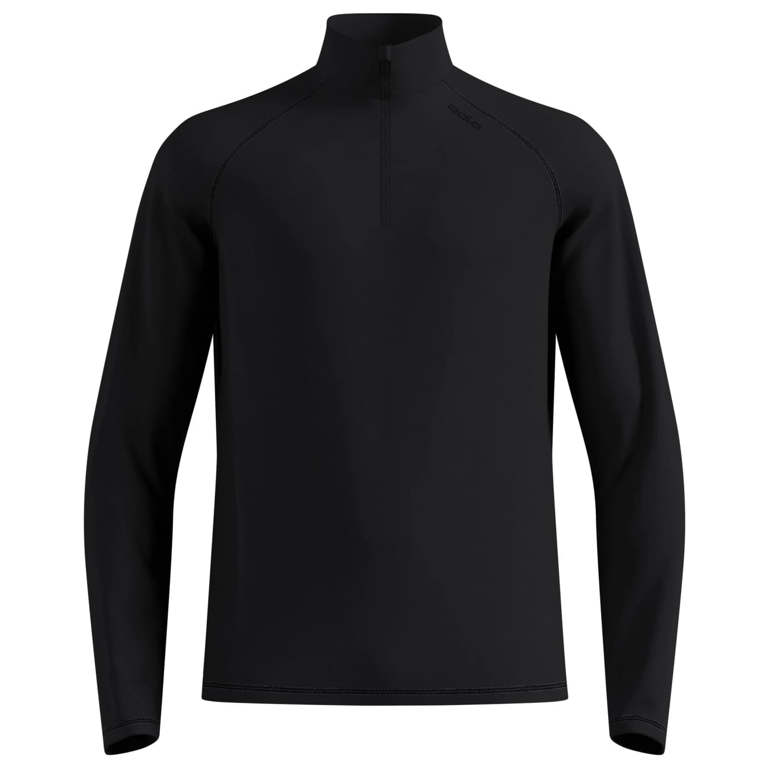 Мъжки поларен пуловер Odlo Essential Warm Mid Layer 1/2 Zip Fleece jumper - Black