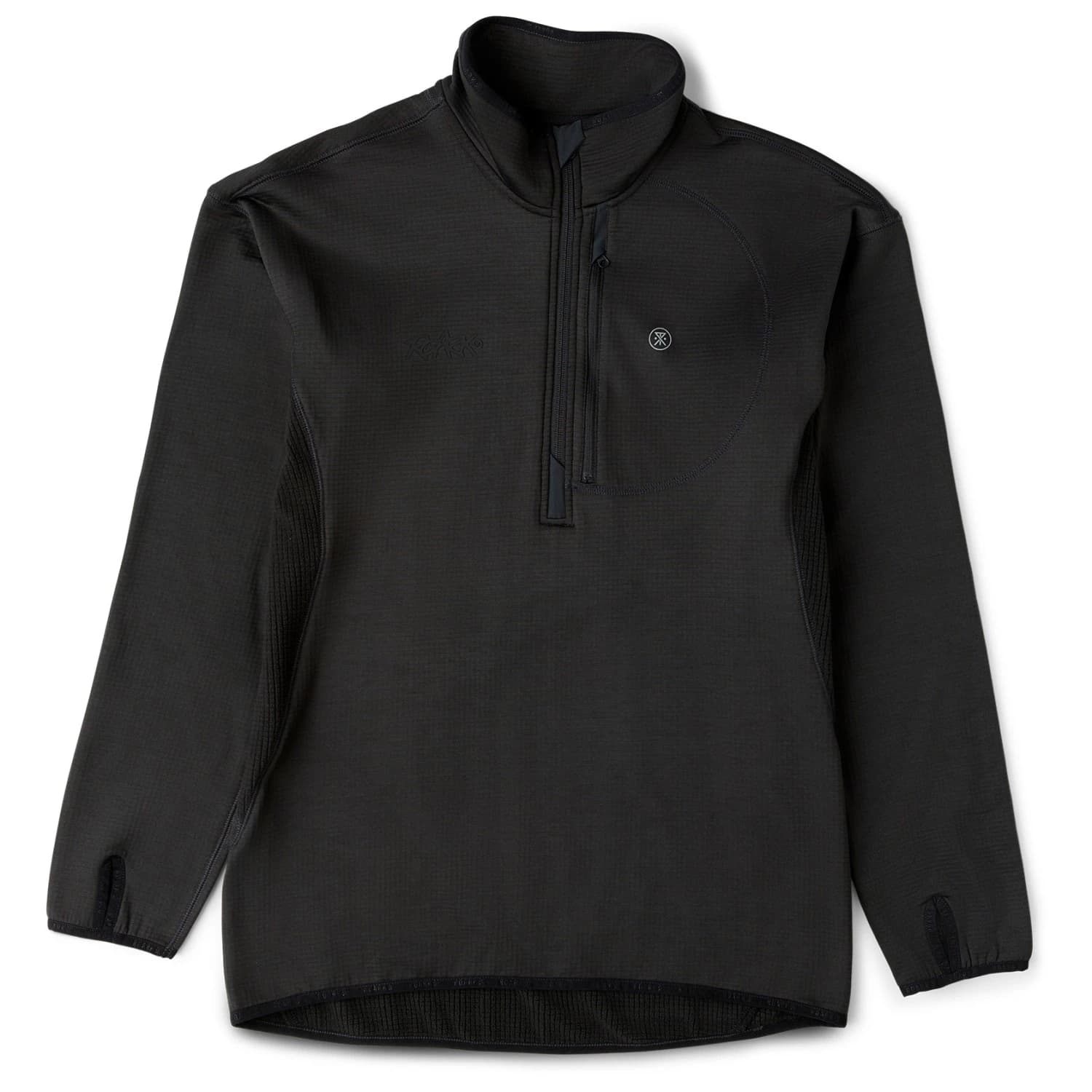 Поларено яке Roark Grid Lock Fleece Fleece jacket - Black