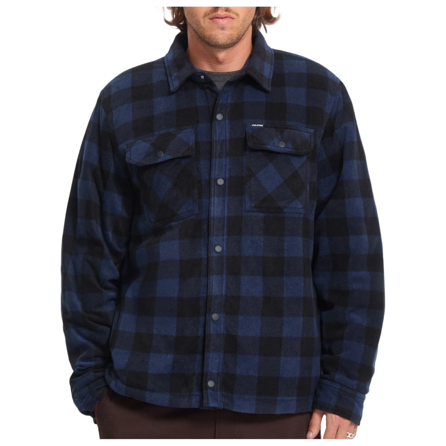 Мъжко поларено яке Volcom Bowered II Fleece Fleece jacket - Marine