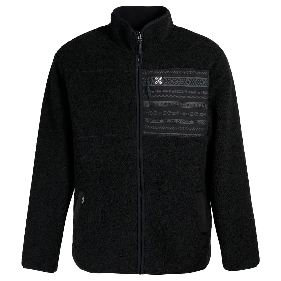 Поларено яке Oxbow Warmedup Sherpa Fleece Fleece jacket - Black