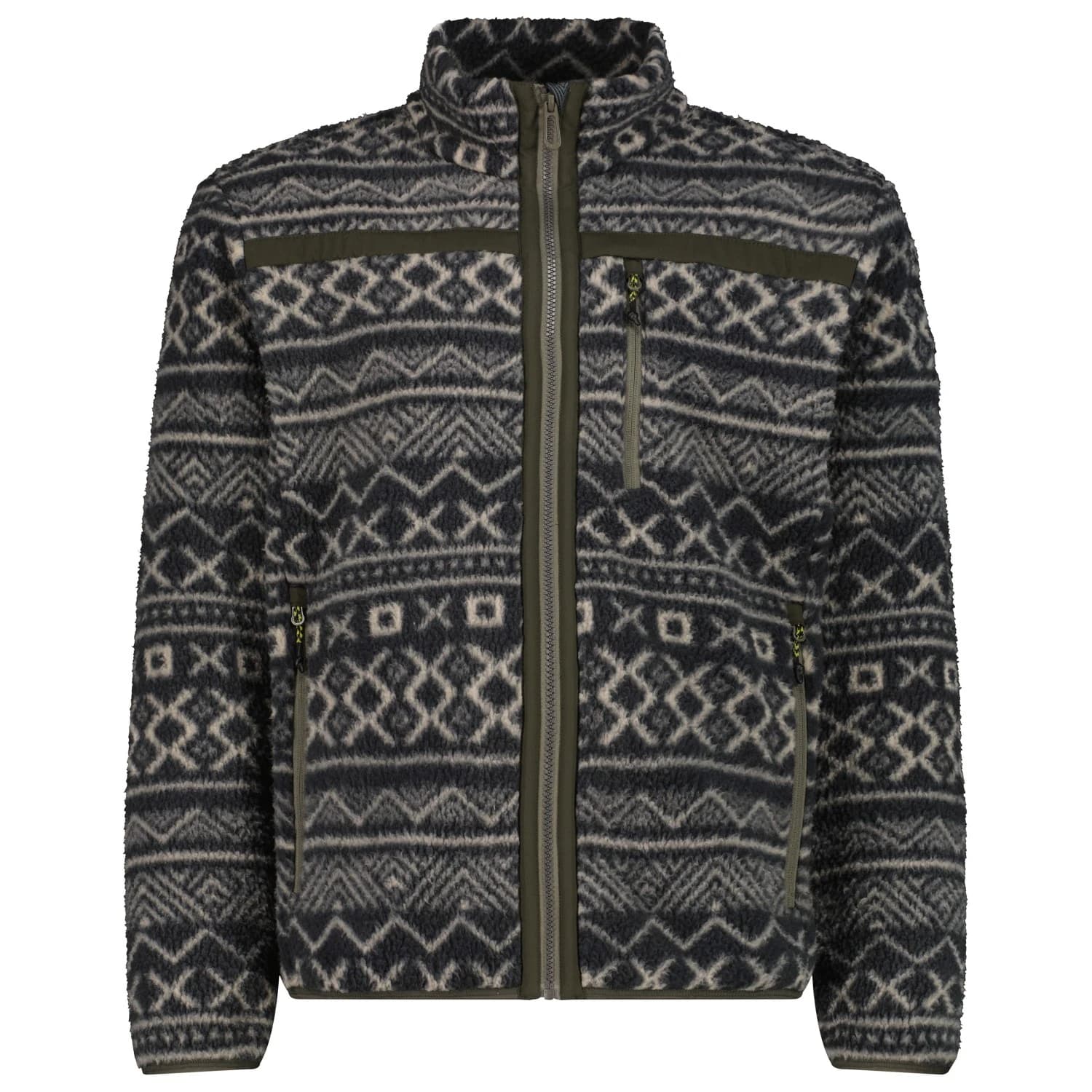 Поларено яке CMP Jacket 36P3117 Fleece jacket - Olive / Black Pine