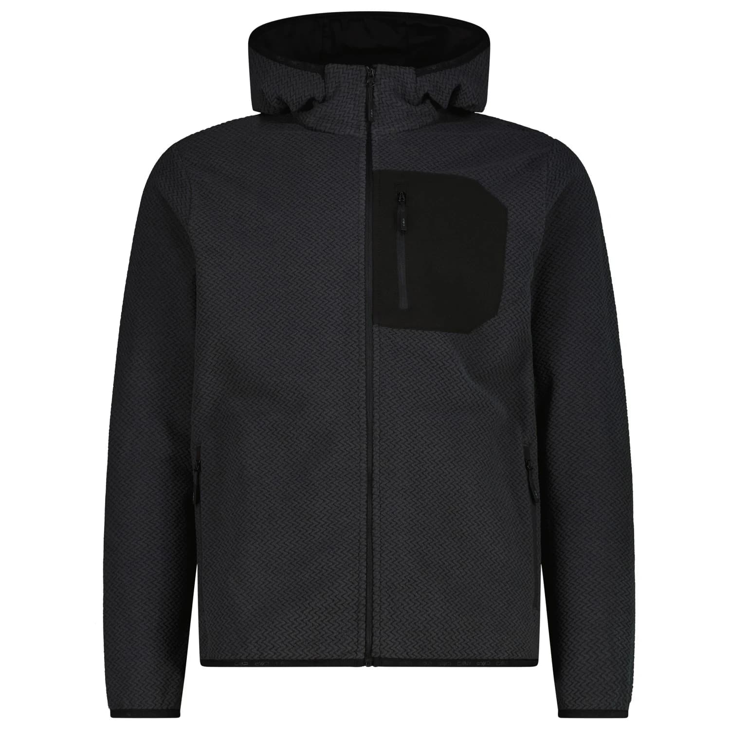 Поларено яке CMP Jacket Fix Hood 36H1307 Fleece jacket - Antracite