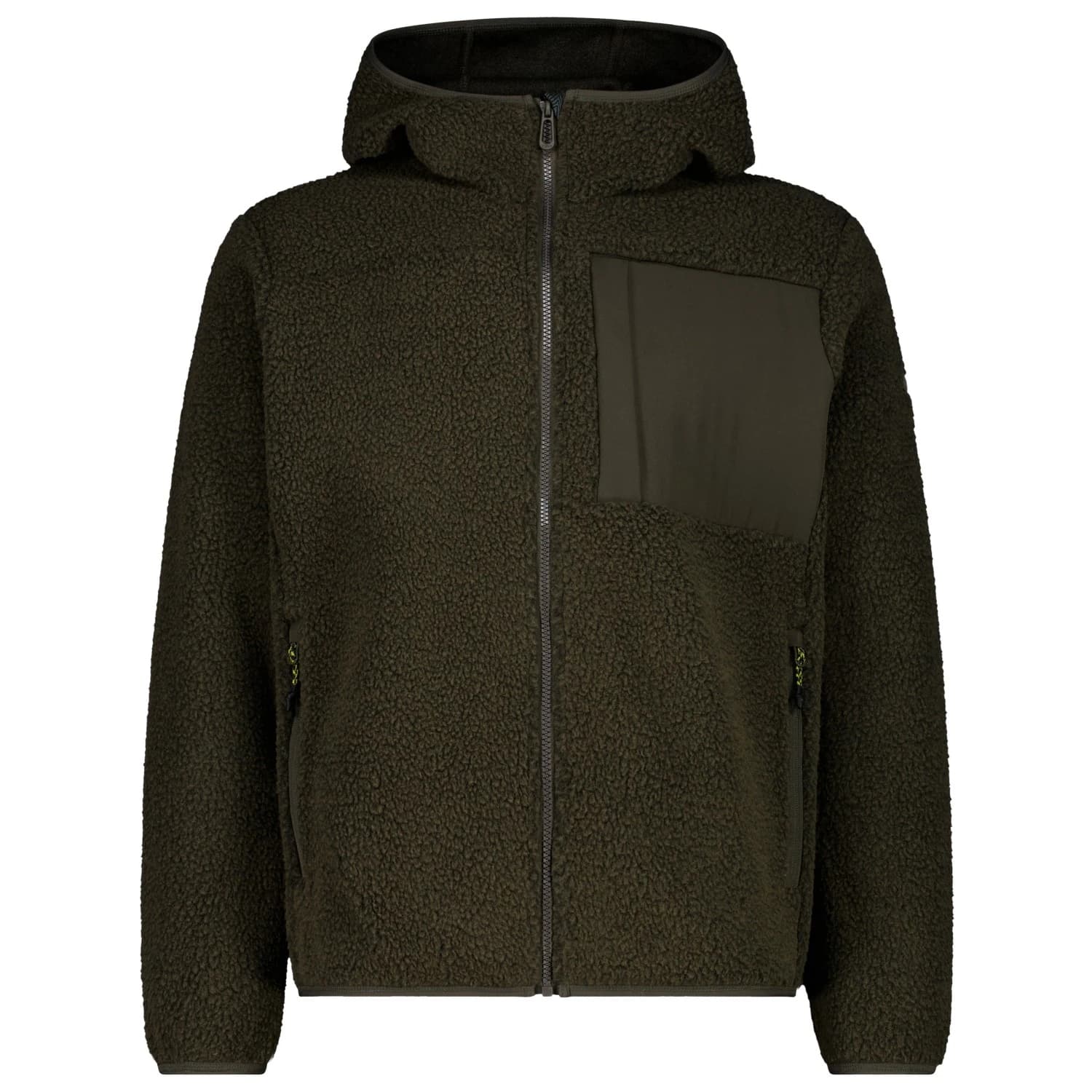 Поларено яке CMP Jacket Fix Hood 36P3087 Fleece jacket - Olive Melange