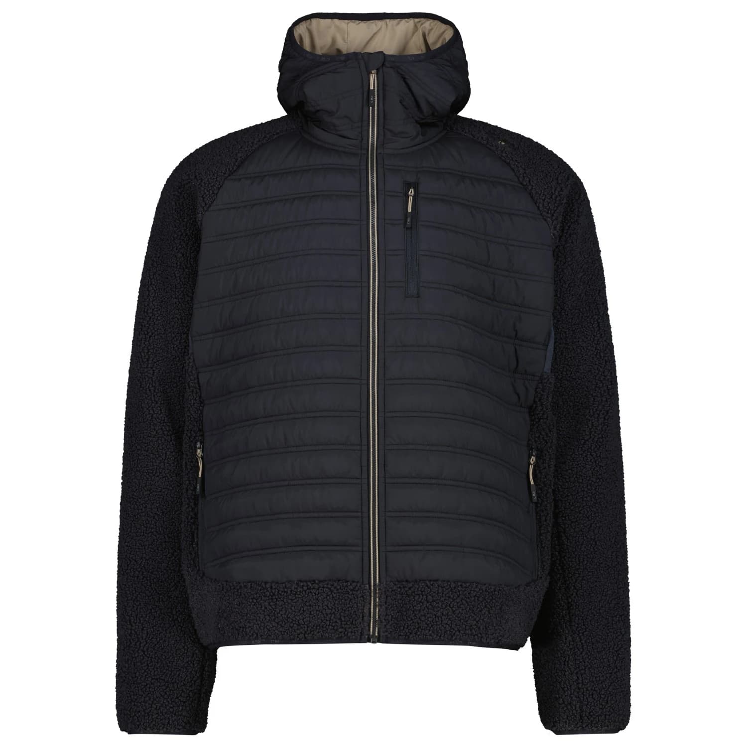 Мъжко поларено яке CMP Jacket Hybrid Fix Hood 36P1437 Hybrid jacket - Antracite