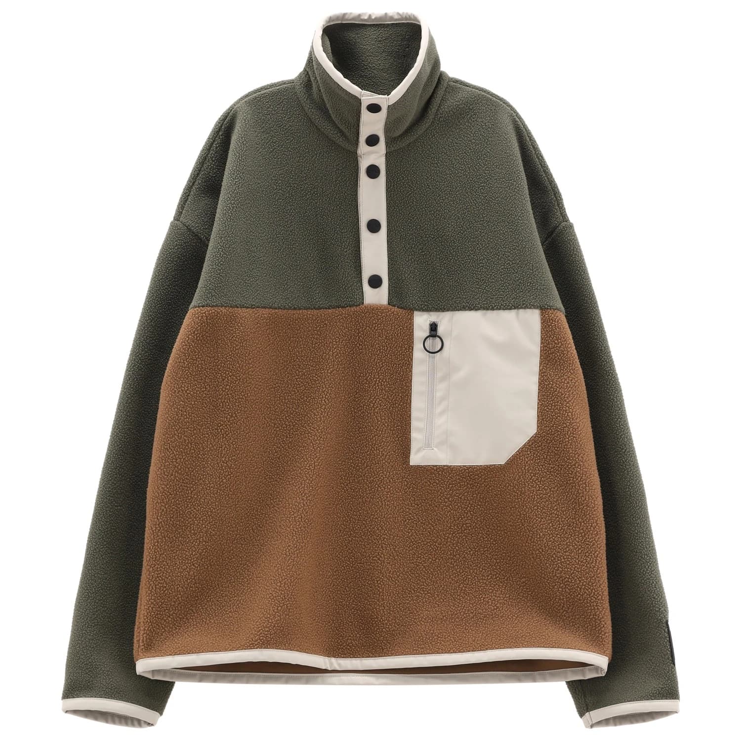 Мъжки поларен пуловер CMP Sweat 36H4327 Fleece jumper - Moss
