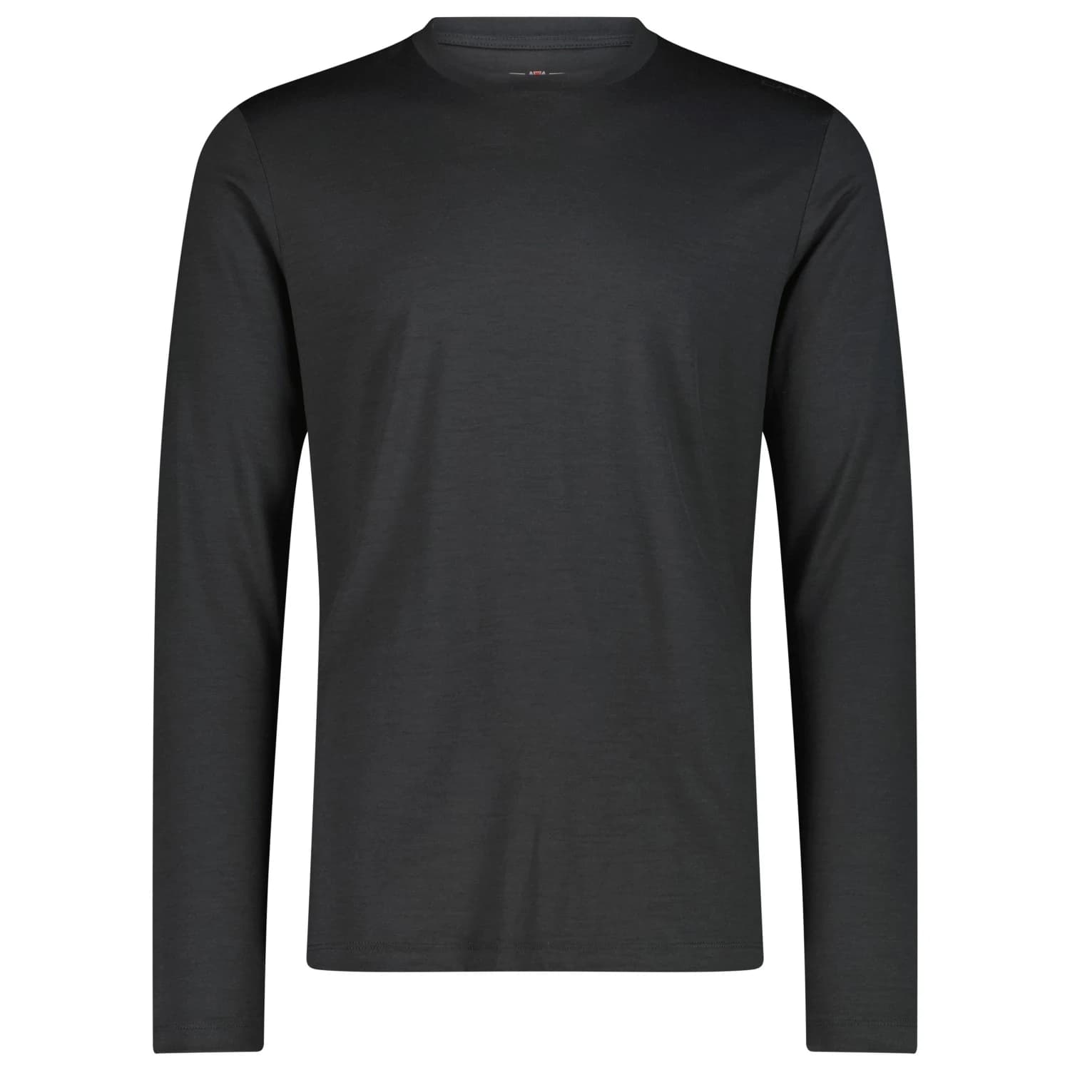 Вълнен пуловер CMP T-Shirt 36N1907 Merino longsleeve - Black Pine