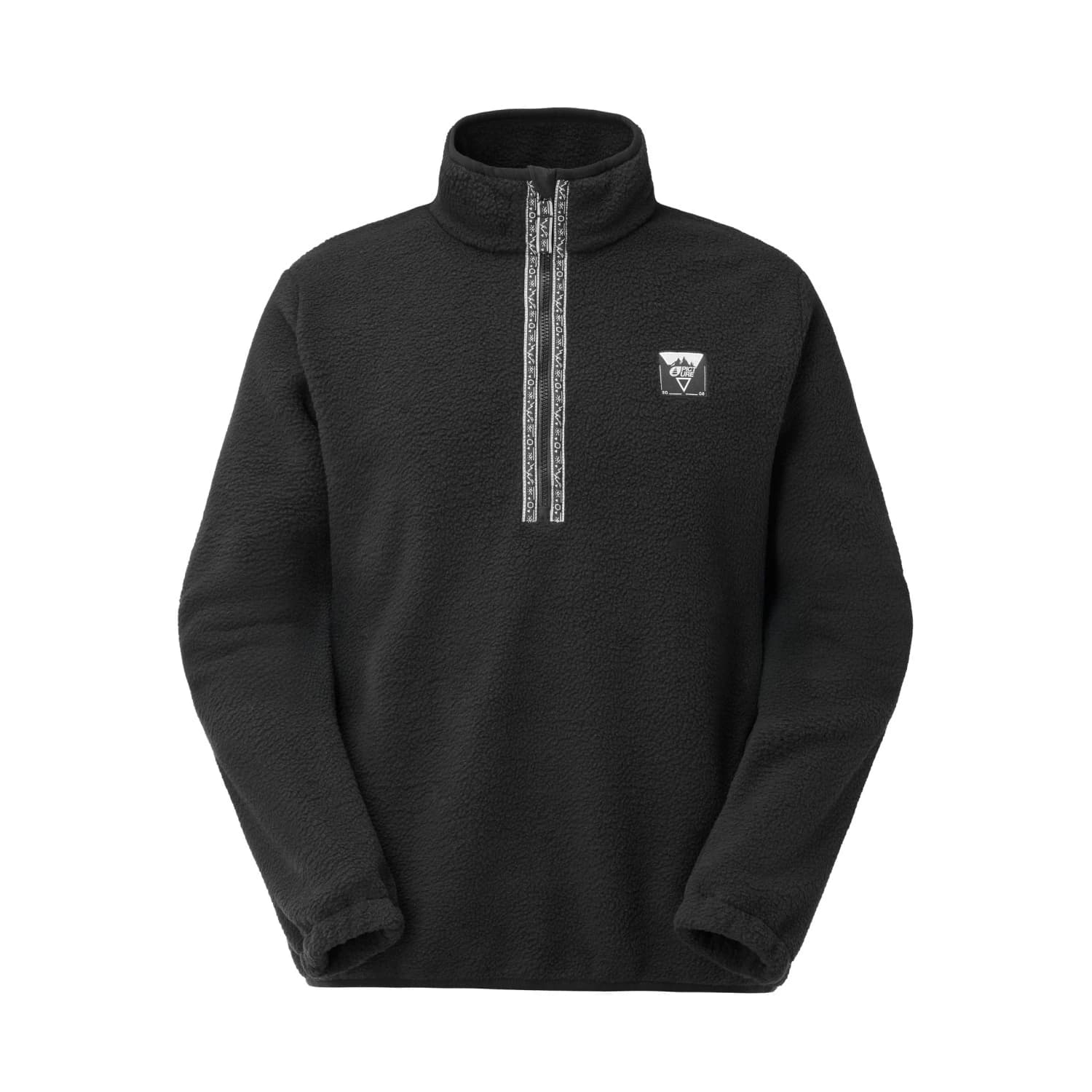 Мъжки поларен пуловер Picture Kimag 1/4 Zip Fleece Fleece jumper - Black