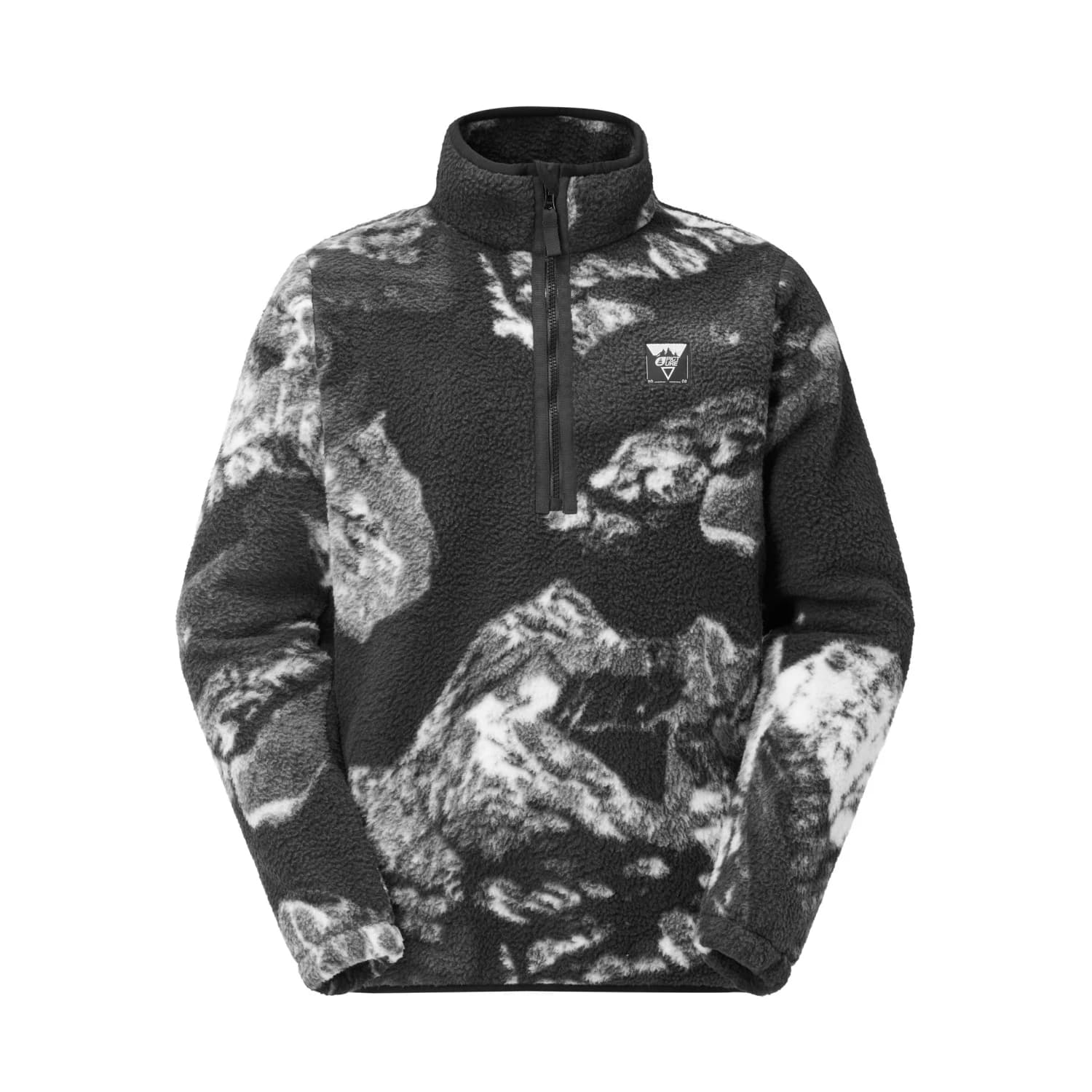 Мъжки поларен пуловер Picture Kimag Printed 1/4 Fleece Fleece jumper - Ridding Spot Print