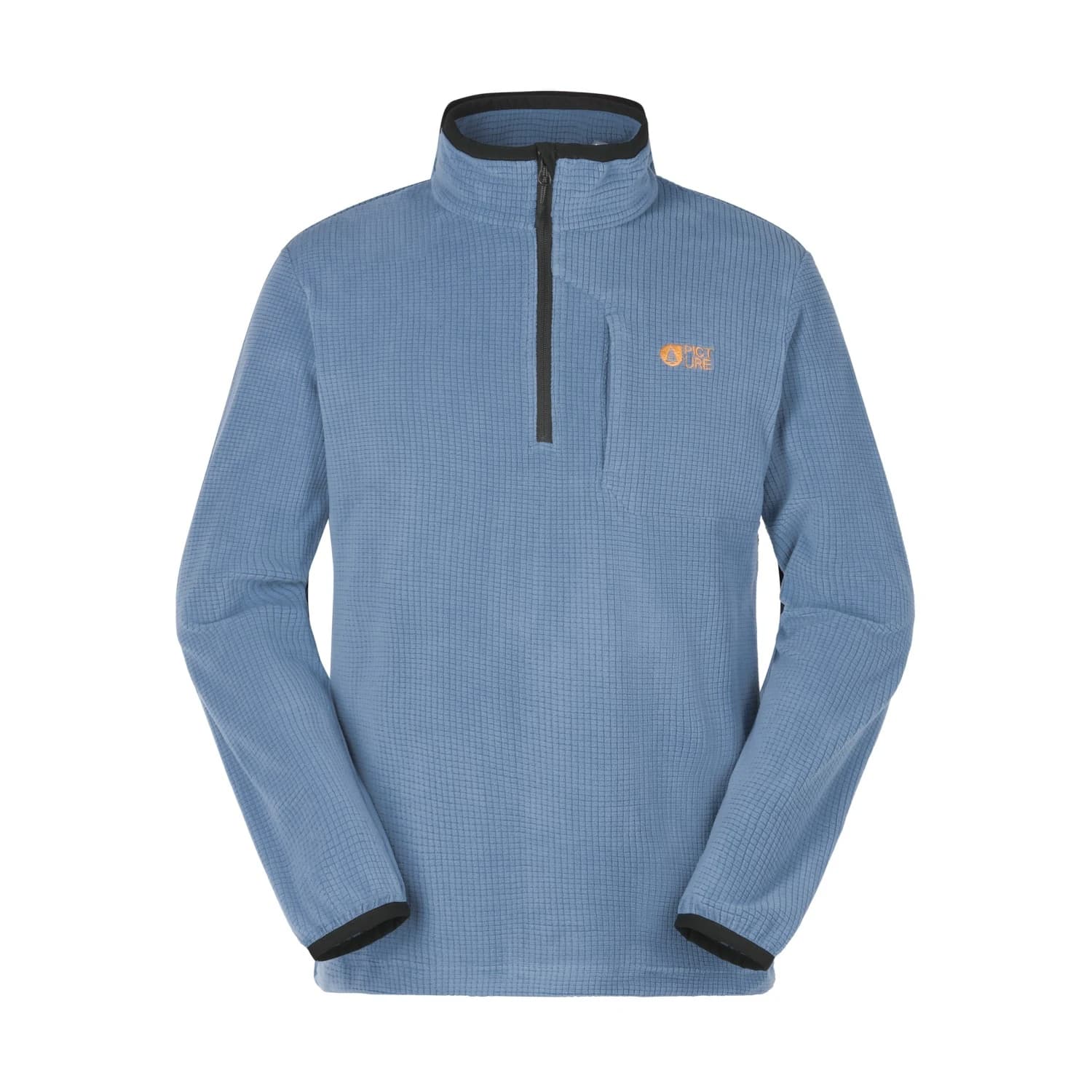 Мъжки поларен пуловер Picture Weavy 1/4 Grid Fleece Fleece jumper - Vintage Indigo