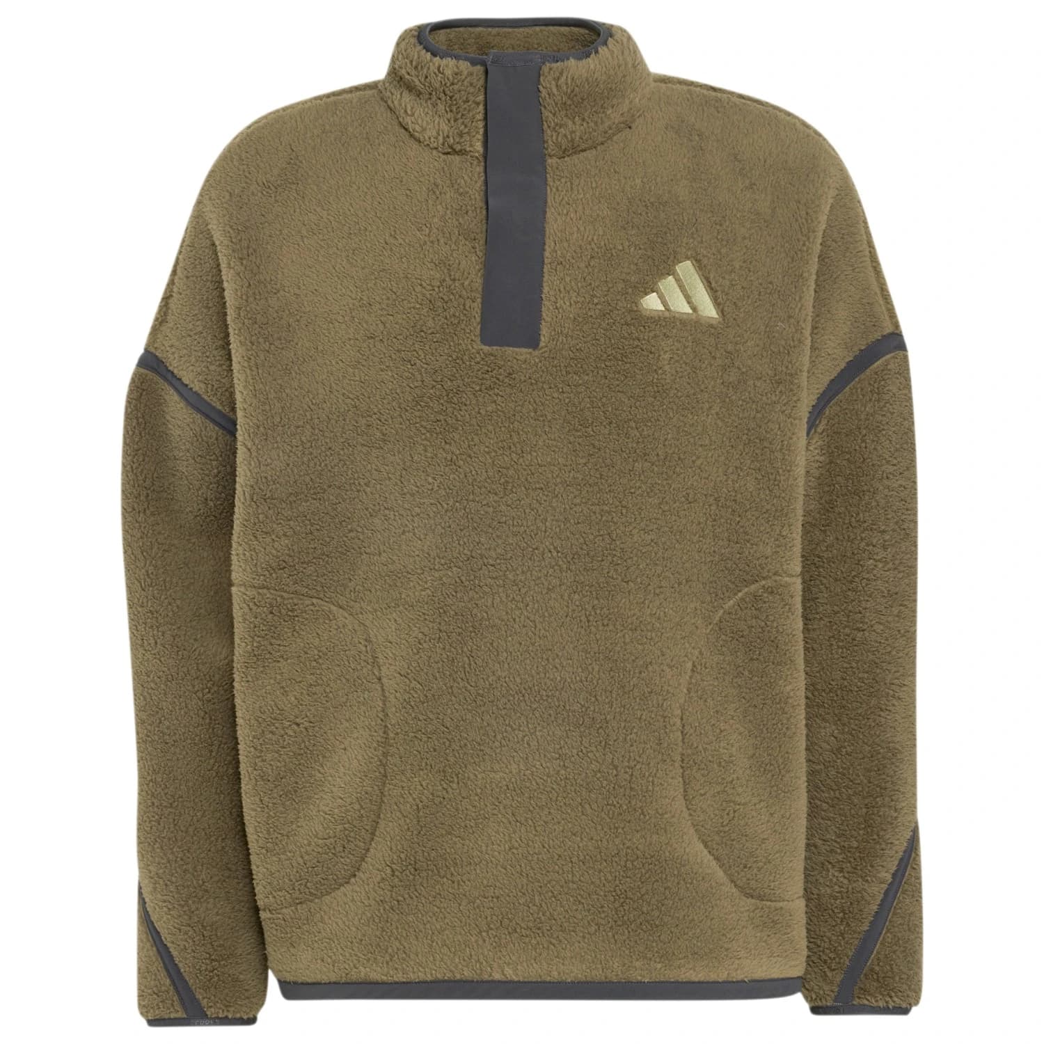 Мъжки поларен пуловер adidas Terrex MT Essential HP Fleece jumper - Olive Strata