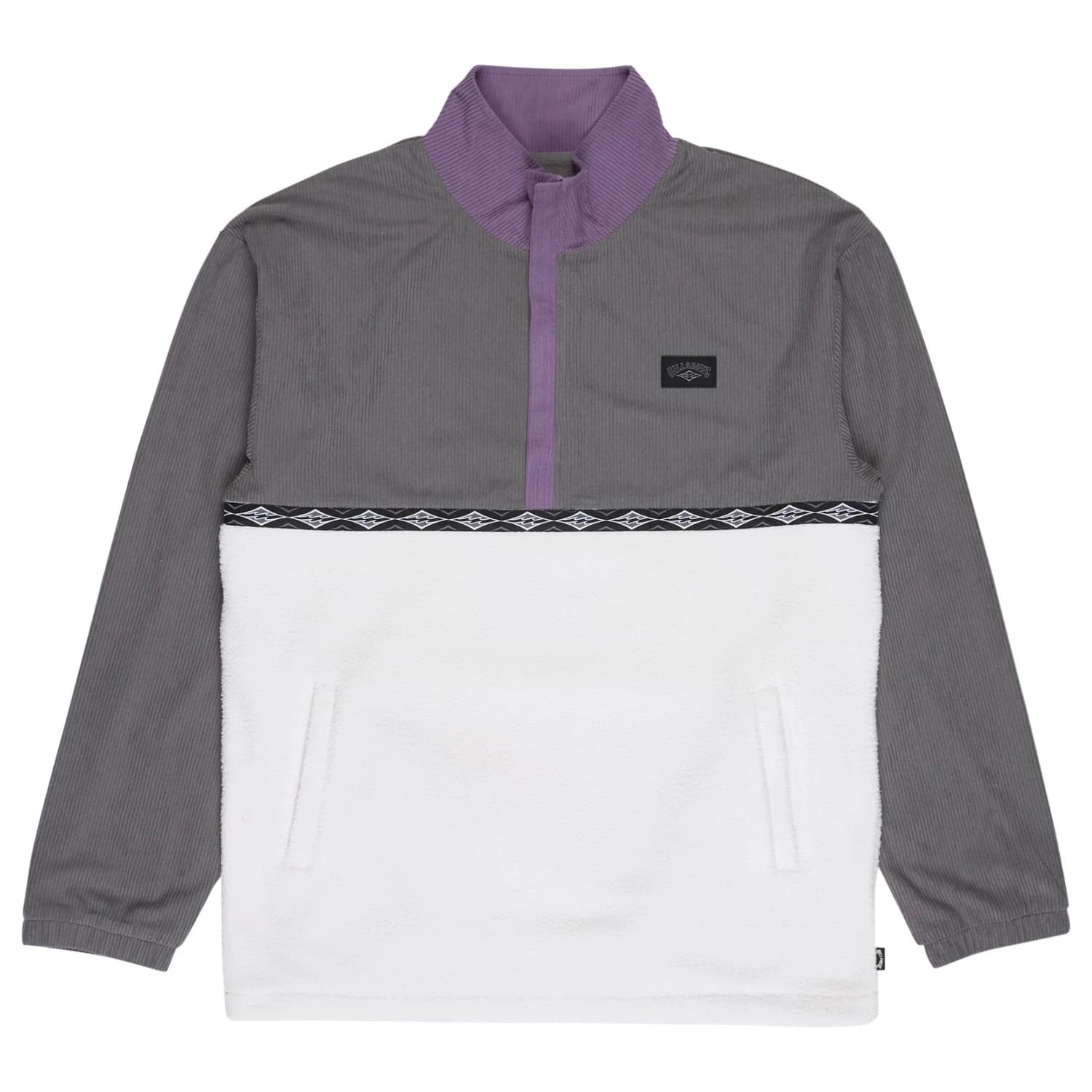 Мъжки поларен пуловер Billabong Space Lobster Fleece jumper - Grape Leaf