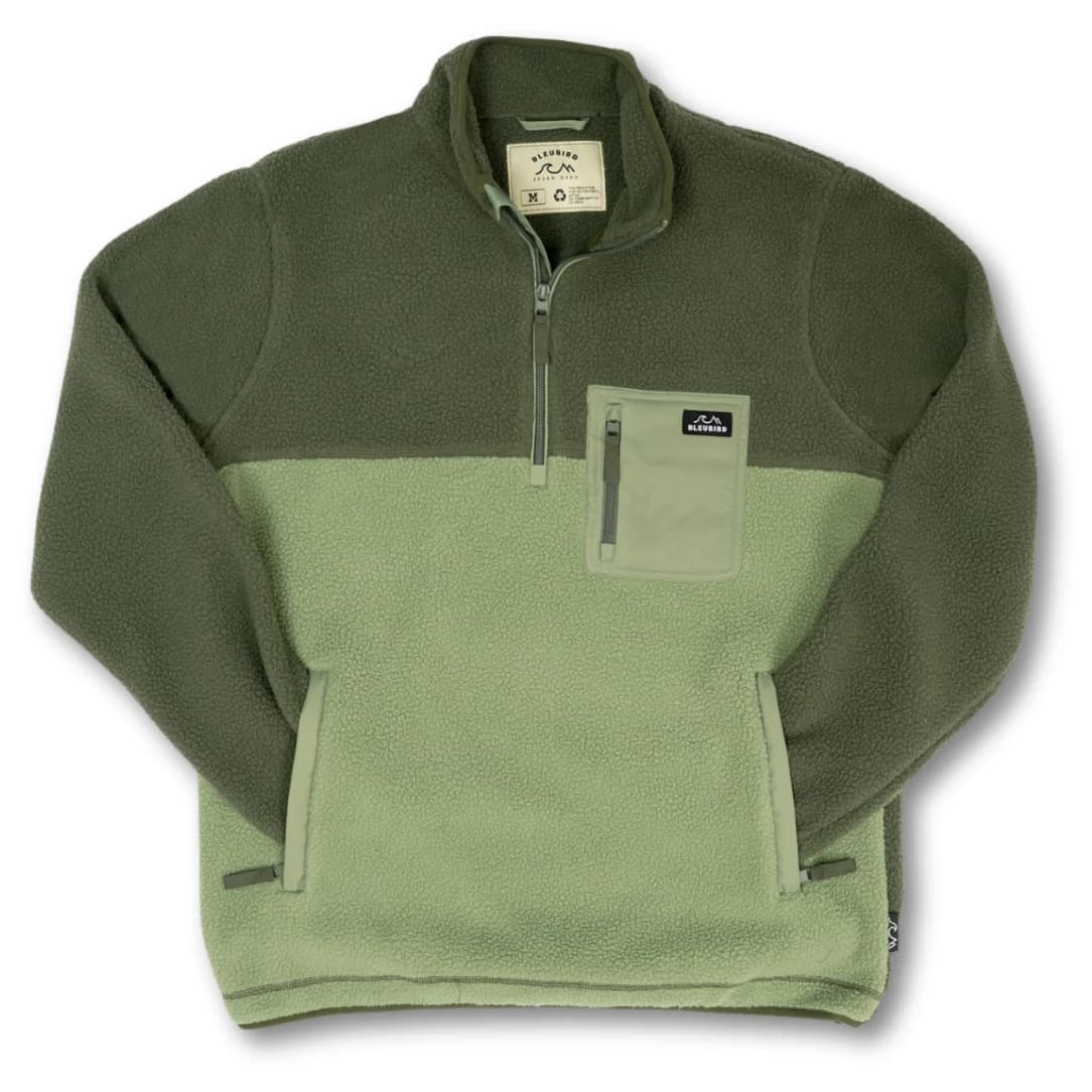Поларен пуловер Bleubird Polar Fleece Fleece jumper - Sage