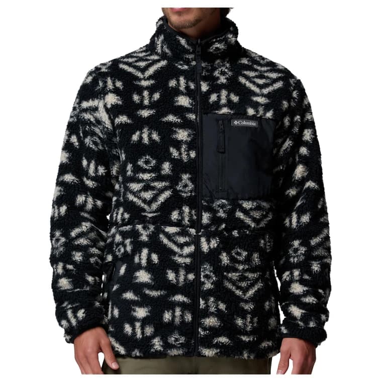Поларено яке Columbia Winter Pass Reversible Fleece Fleece jacket - Black / Geostripe Tonal / Black