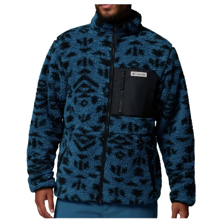 Поларено яке Columbia Winter Pass Reversible Fleece Fleece jacket - Phoenix Blue / Geostripe Tonal / Phoenix Bl