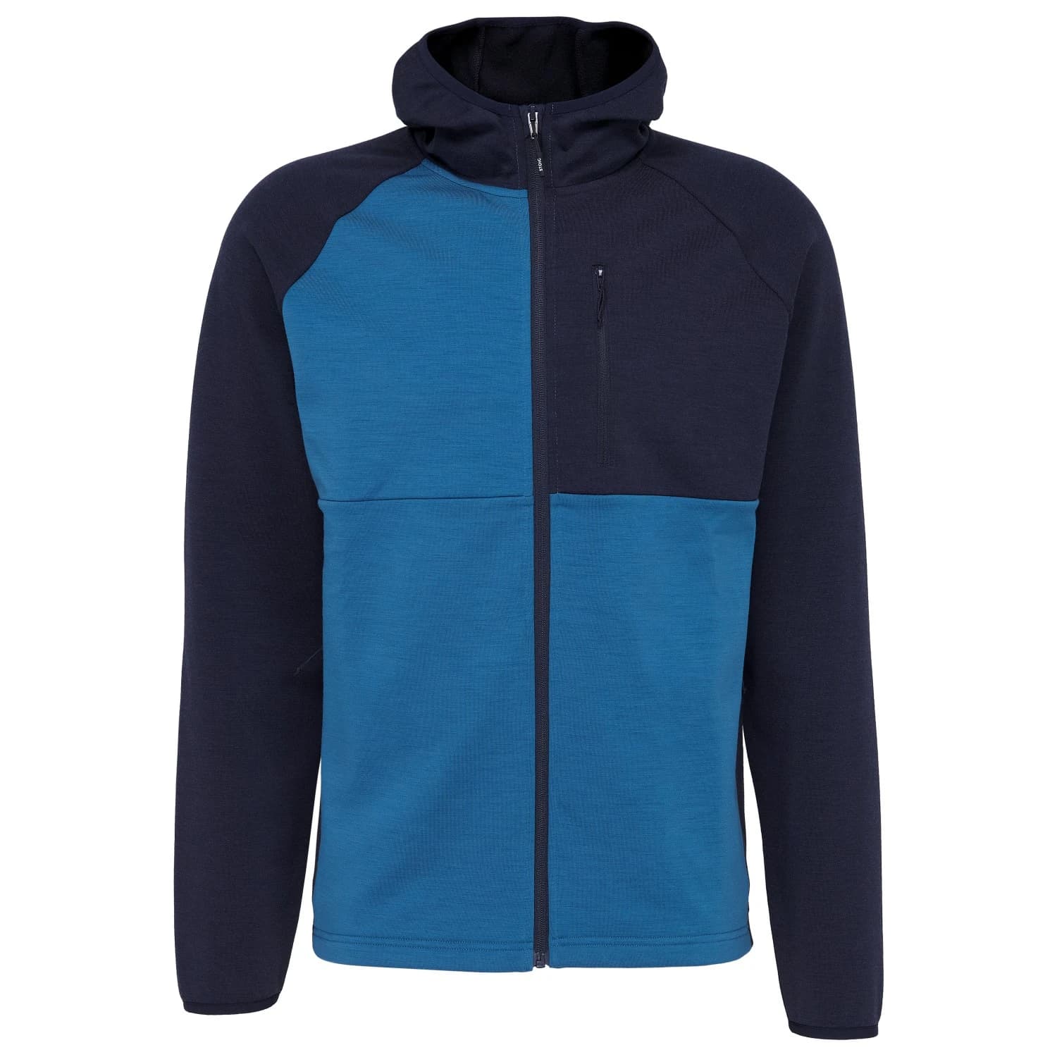 Вълнено яке Stoic MerinoFleece335 KuolpaSt. III Zip Hoody Merino hoodie - Space Blue / Summer Blue
