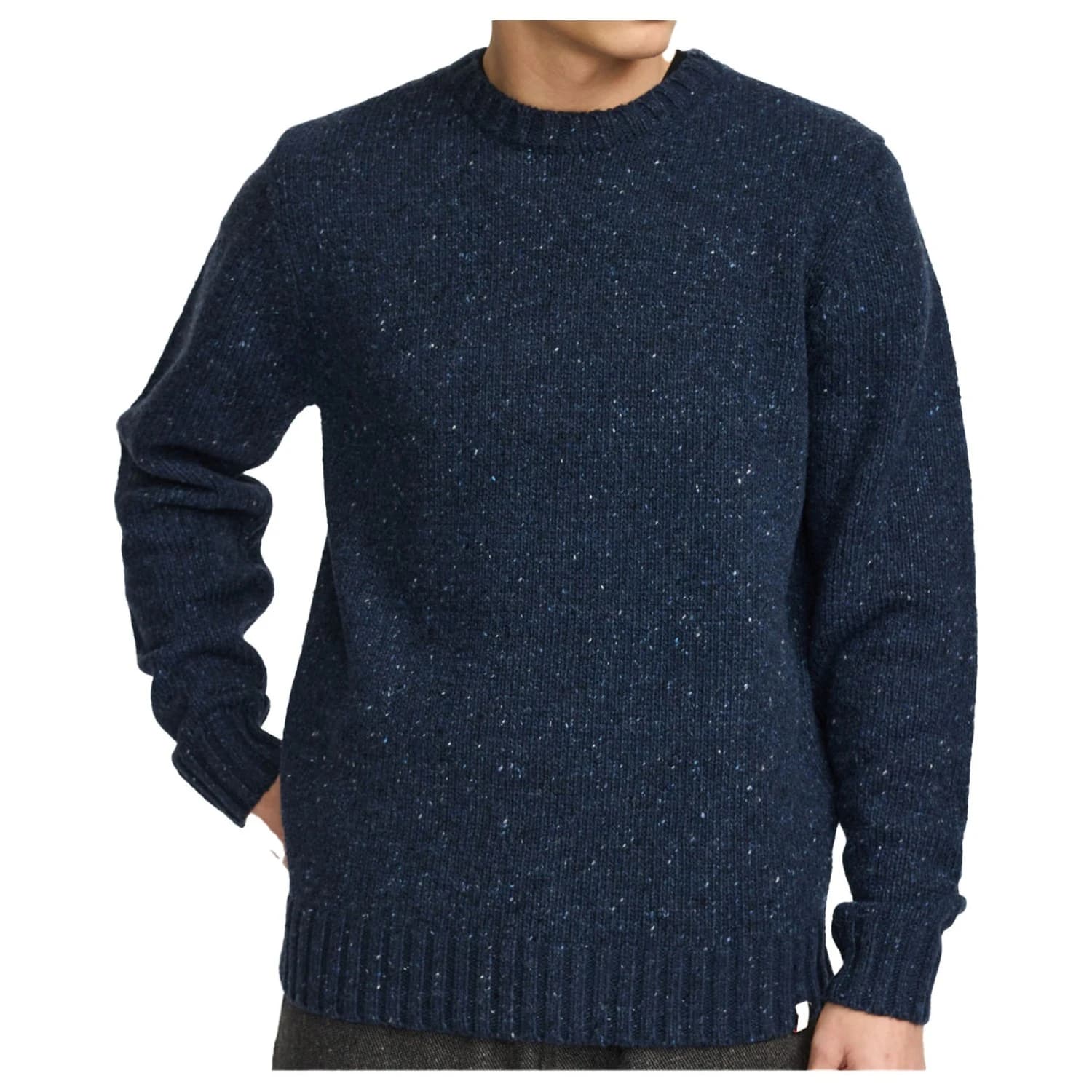 Вълнен пуловер Revolution Knit Sweater 6538 Jumper - Navy
