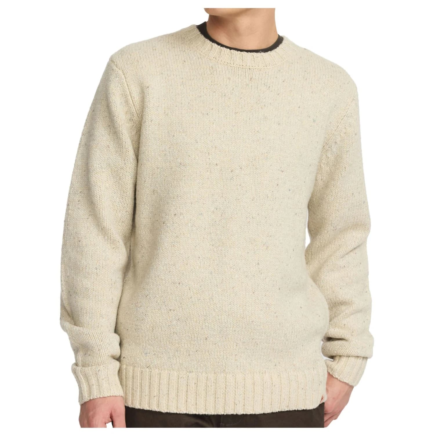 Вълнен пуловер Revolution Knit Sweater 6538 Jumper - White