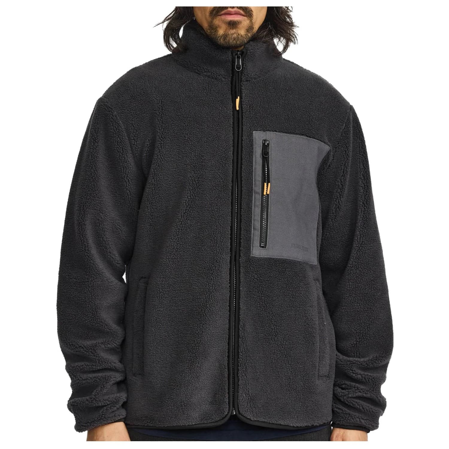 Поларено яке Revolution Pocket Teddy Jacket Fleece jacket - Darkgrey