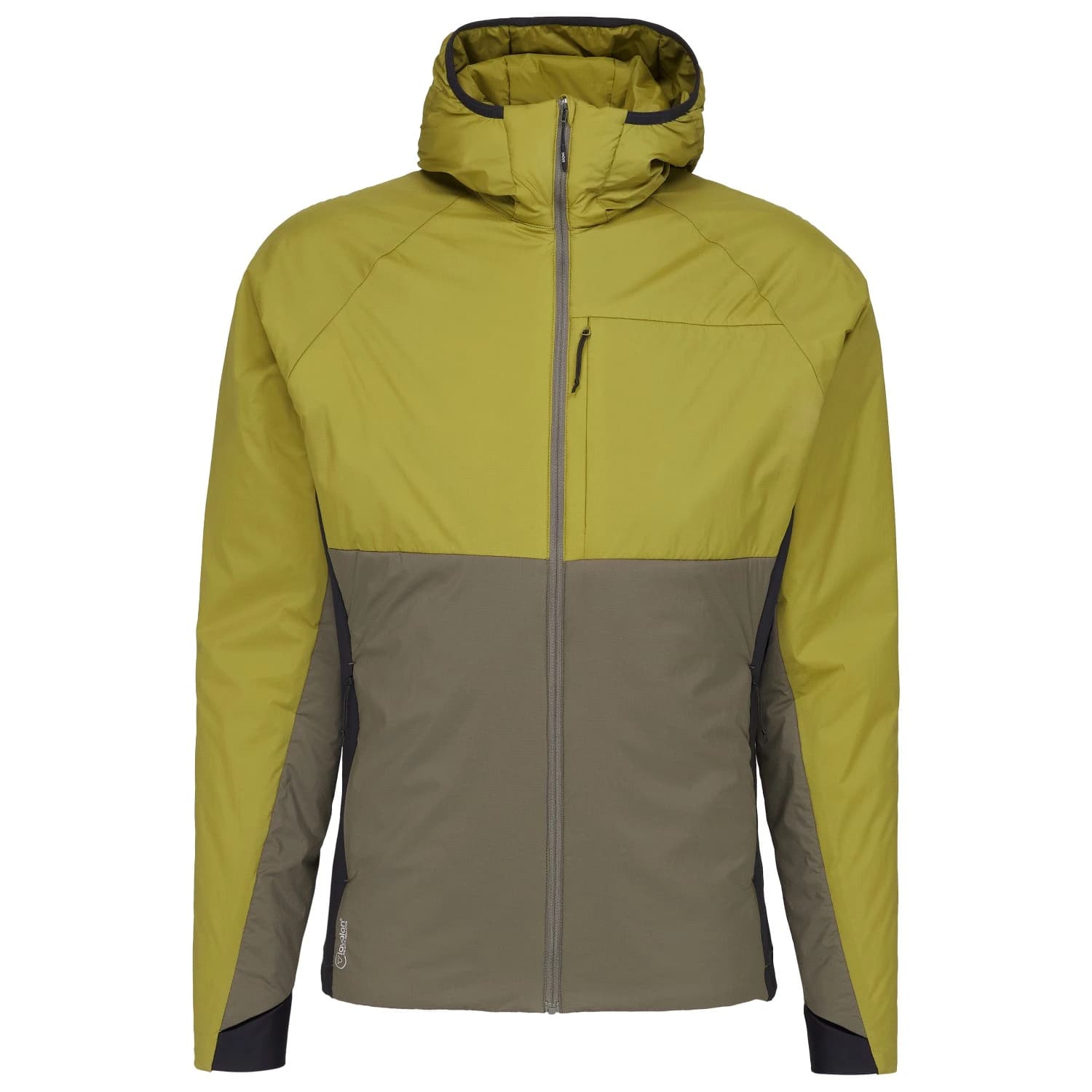 Вълнено яке Stoic MountainWool60 JokkmokkSt. Hybrid Hoody II Wool jacket - Avocado Green / Multi